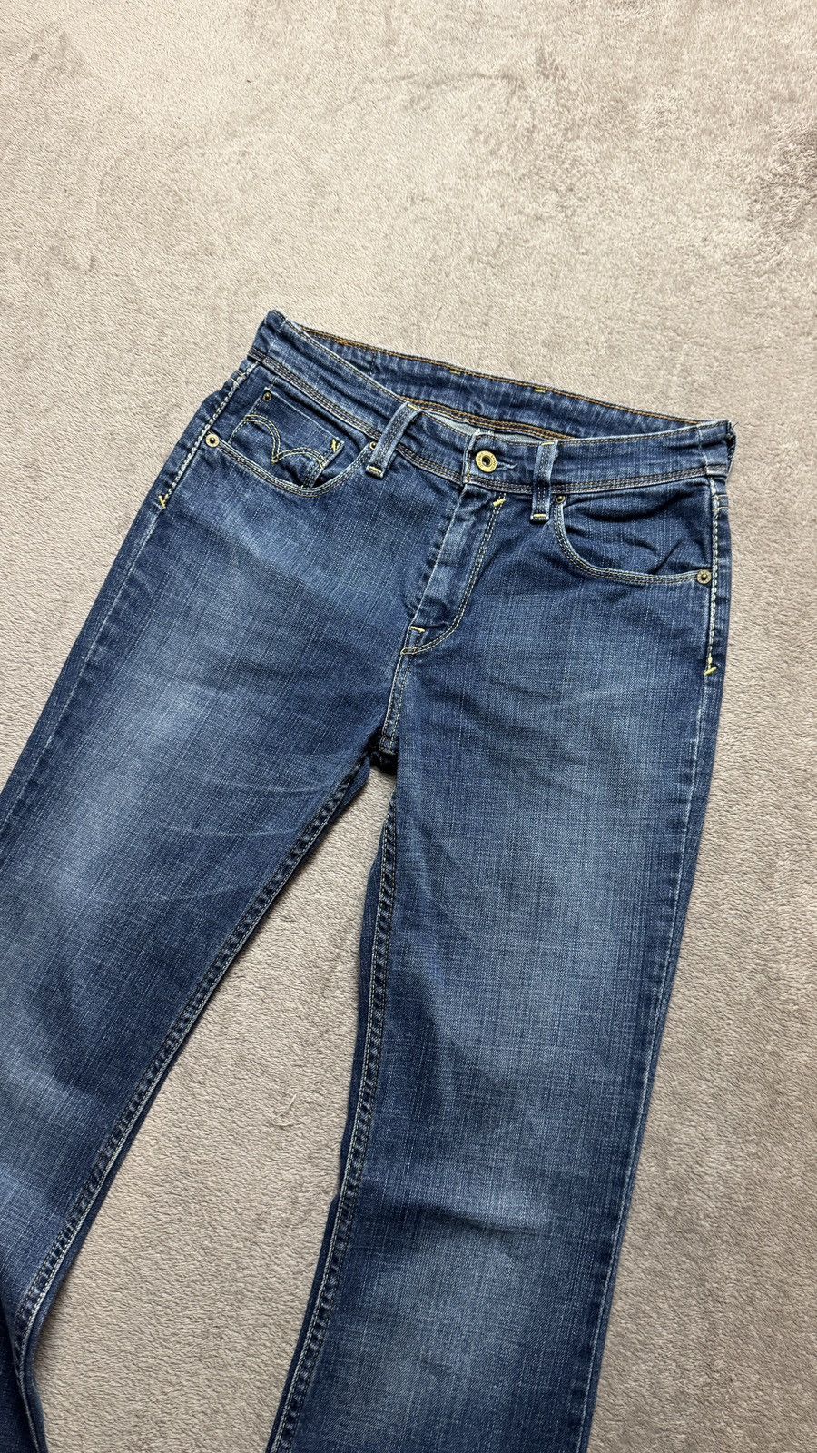 Levi's Vintage Clothing Flared Crazy Levis Wash Jeans Y2K LGB if6was9 armani diesel Size US 28 / EU 44 - 2 Thumbnail
