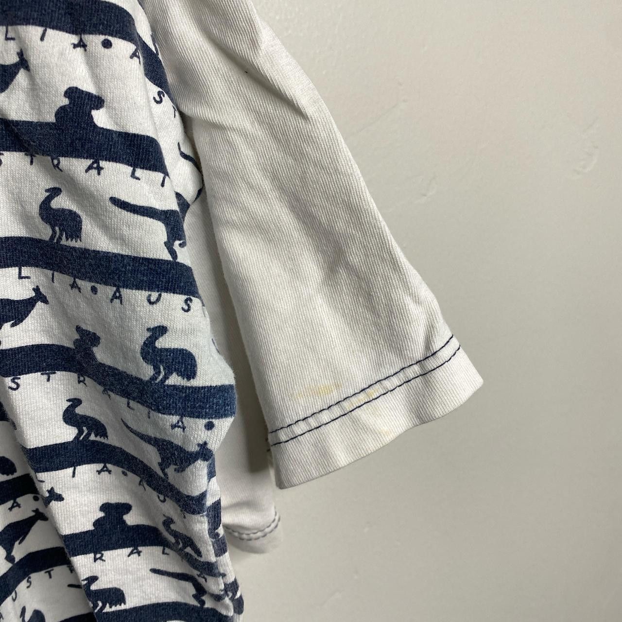 Vintage 90s vintage white and navy Australia T-shirt size medium Size US M / EU 48-50 / 2 - 6 Thumbnail