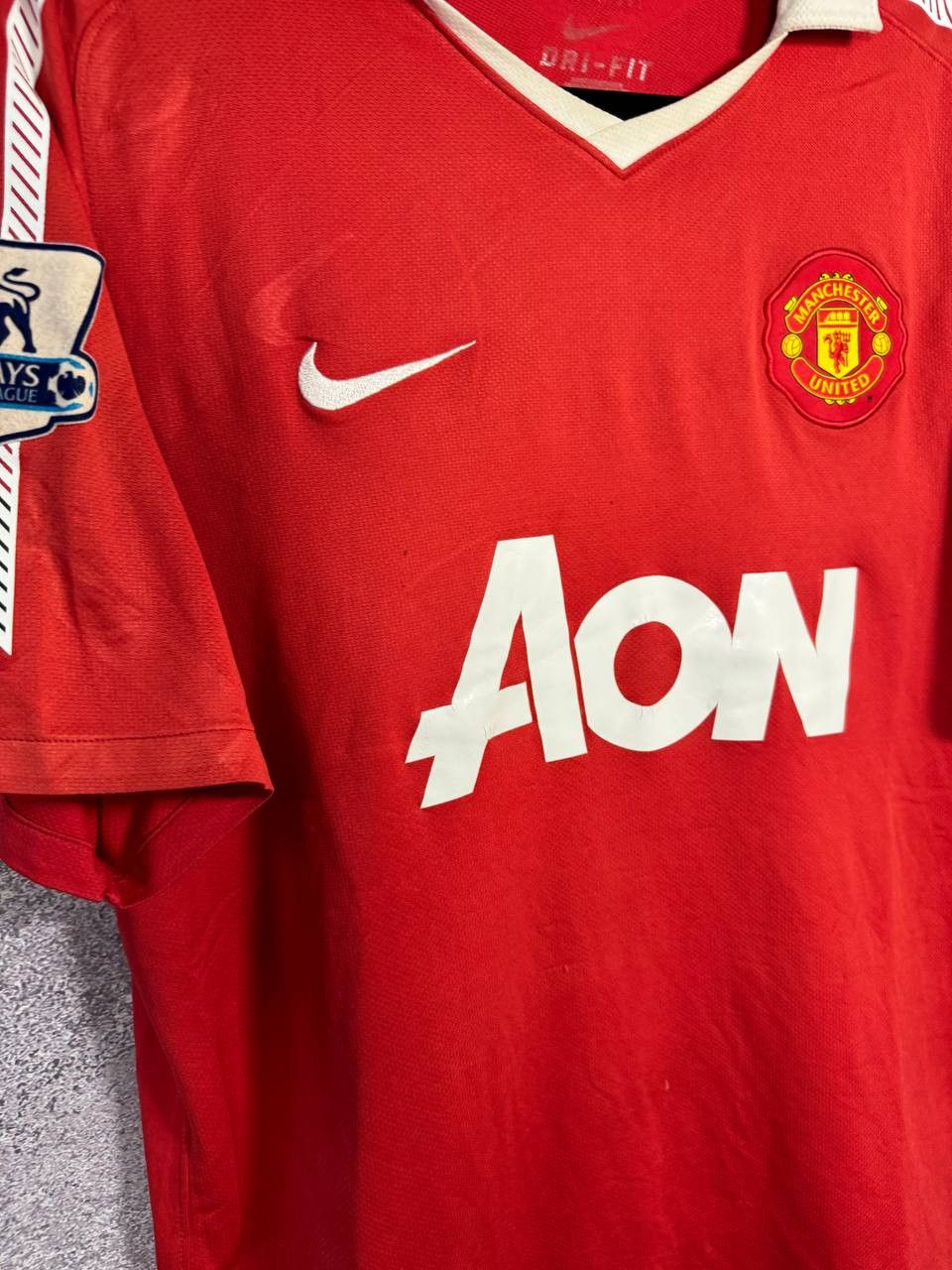 Vintage Vintage Manchester United 2010/11 Nike Soccer Jersey Size US L / EU 52-54 / 3 - 8 Thumbnail