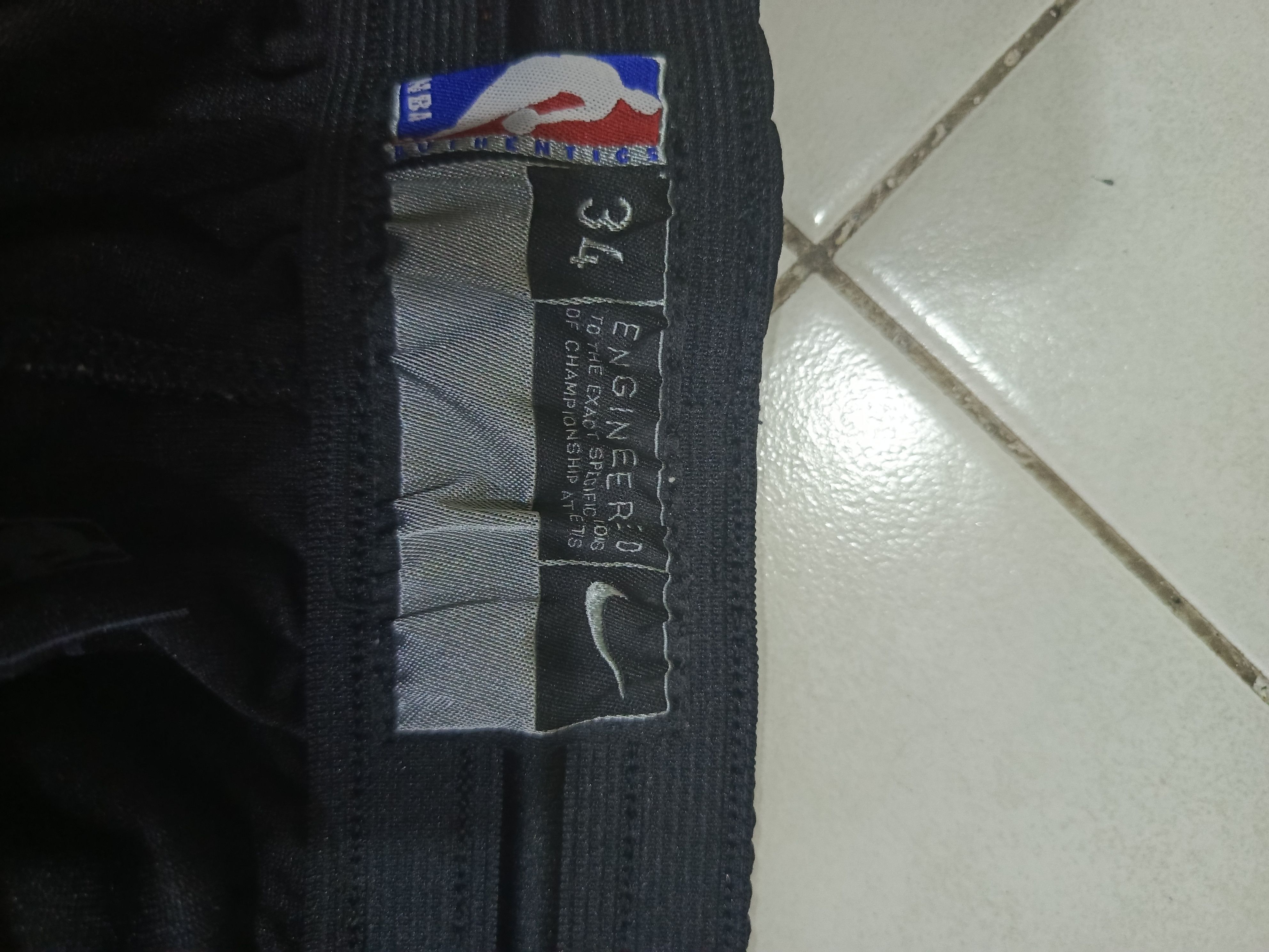 NBA Nike Chicago Bulls Authentic Black NBA Engineered Shorts Size US 33 - 5 Thumbnail