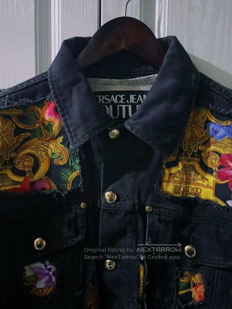 Versace Versace Baroque trendy denim jacket jacket Size US S / EU 44-46 / 1 - 3 Thumbnail