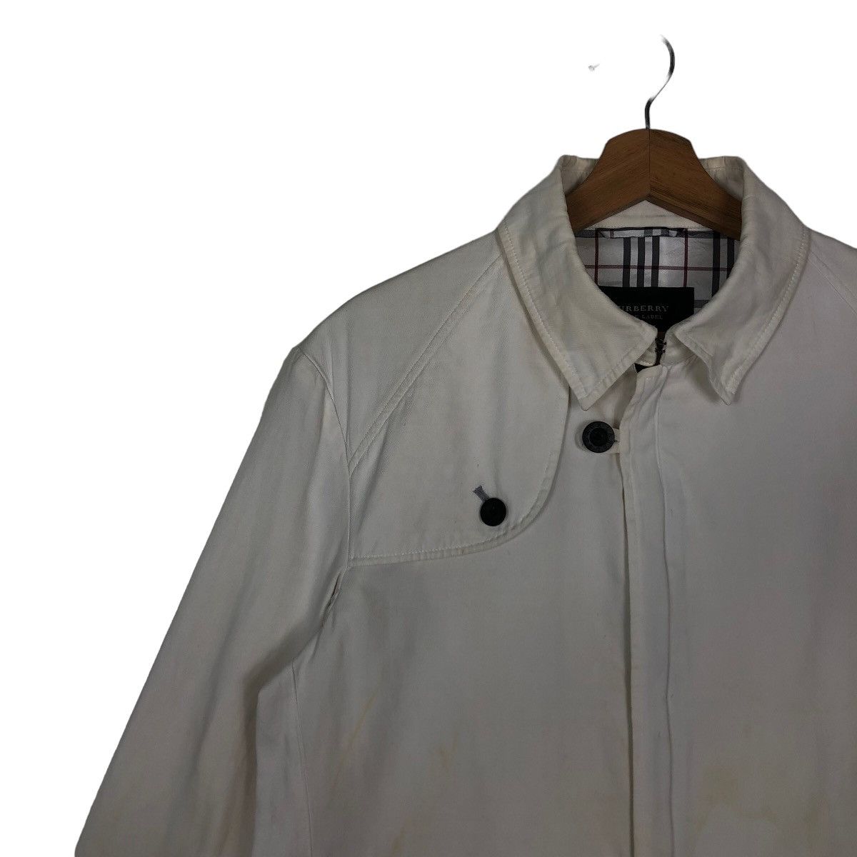 Burberry 🔥90’s Vintage Biker Jacket Burberry Black Label Nova Check Size US L / EU 52-54 / 3 - 6 Thumbnail