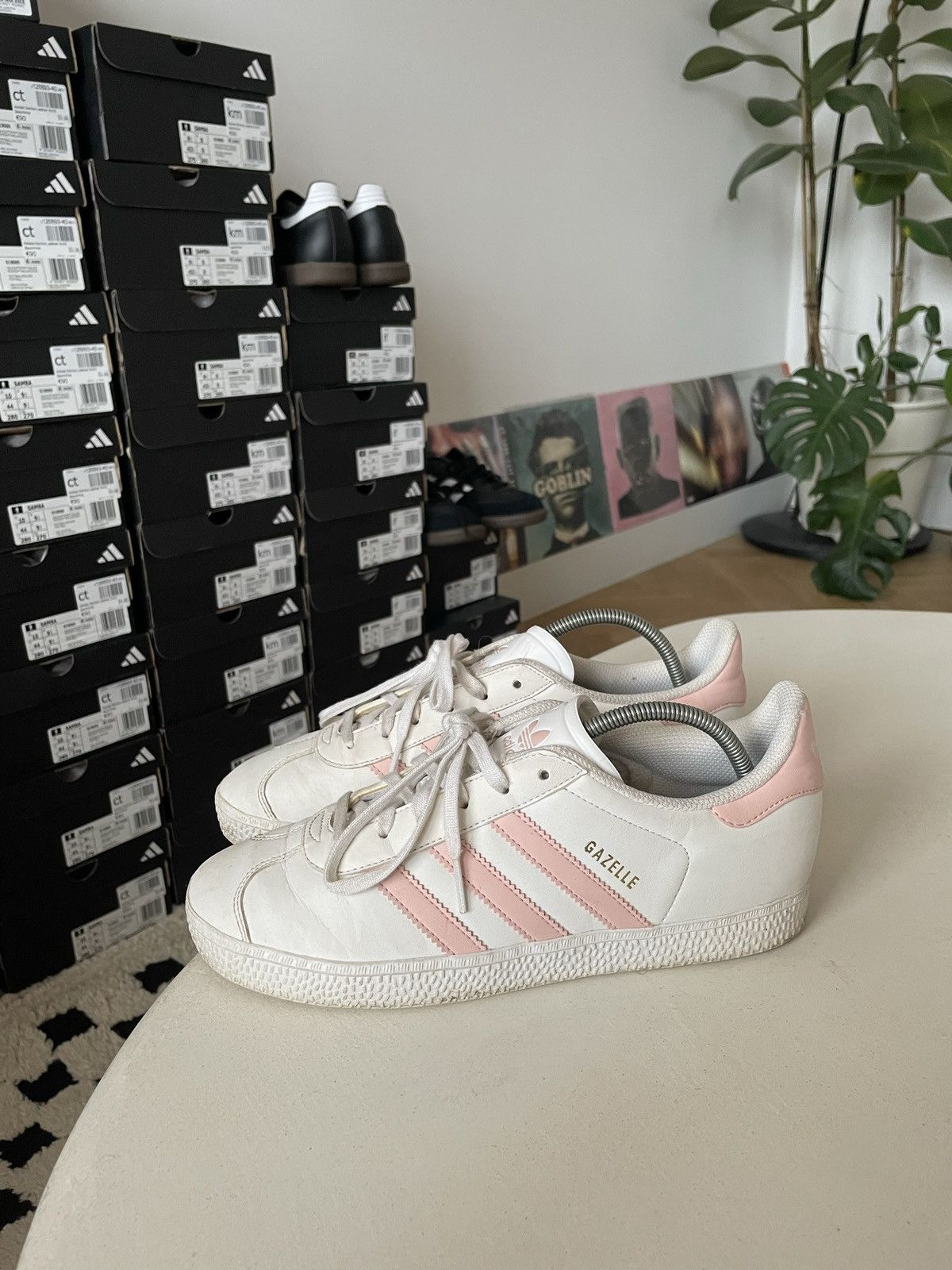 Adidas  Gucci x Adidas White Gazelle Sneakers | Grailed