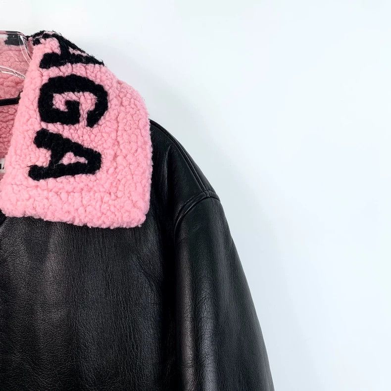 Other Balenciaga size 34 Black sheepskin logo monogrammed fur co Size XXS / US 00 / IT 34 - 3 Thumbnail