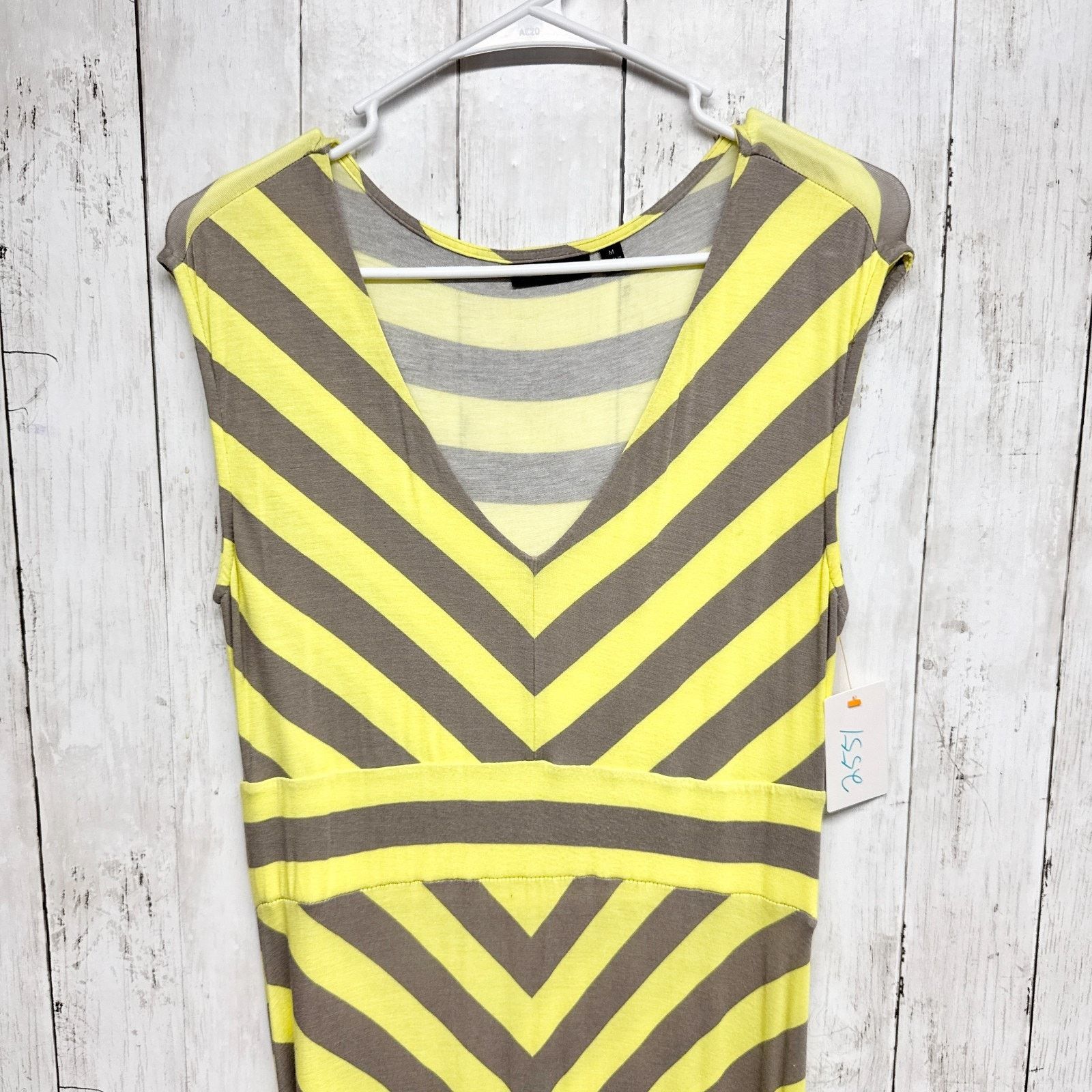 Apt. 9 Apt. 9 Dress Sz Medium Chevron Stripe V-Neck Sleeveless Maxi Size M / US 6-8 / IT 42-44 - 2 Thumbnail