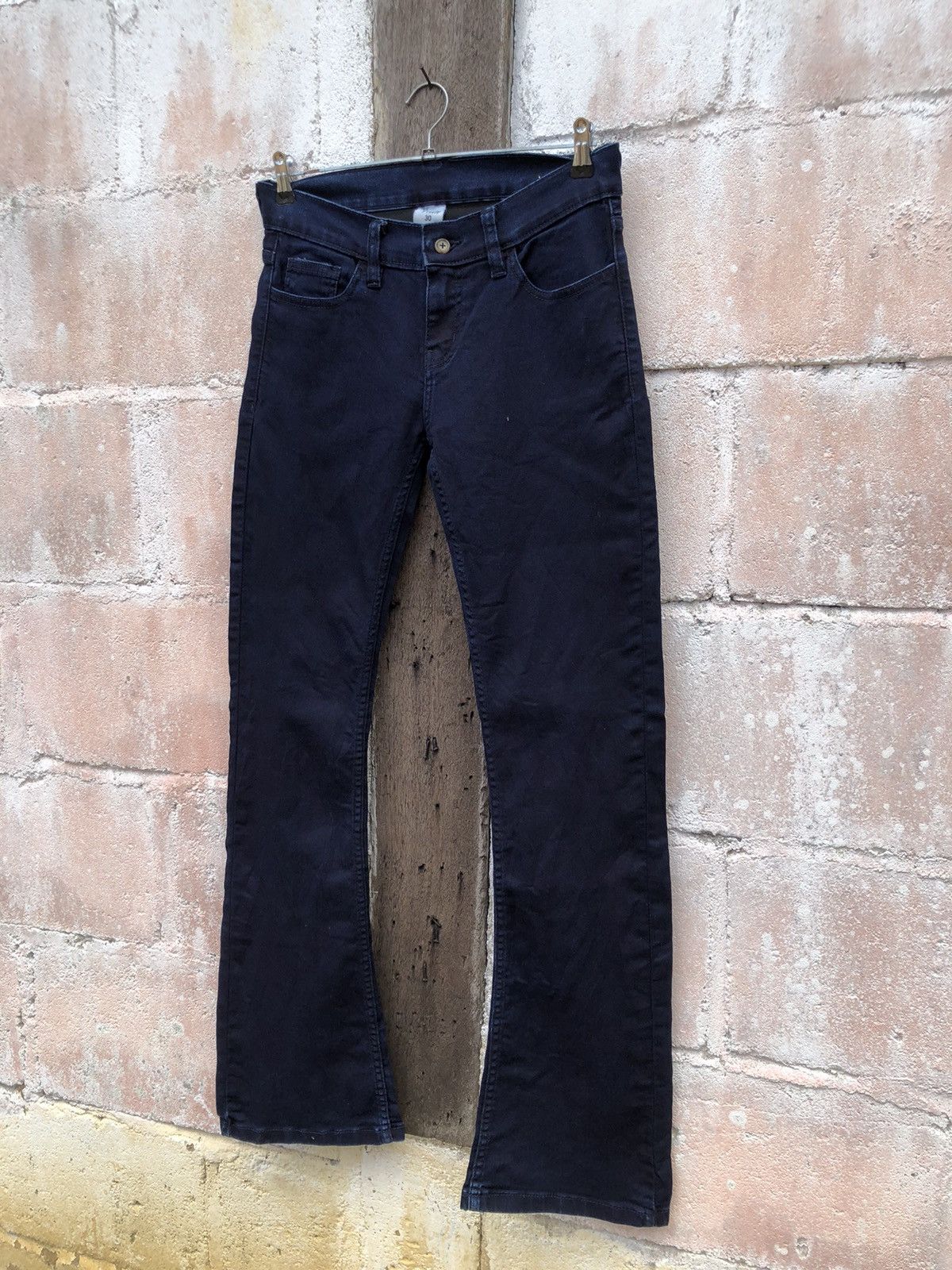 Japanese Brand Flared Curve 9 Teen Jeans Pants Size 30" / US 8 / IT 44 - 3 Thumbnail
