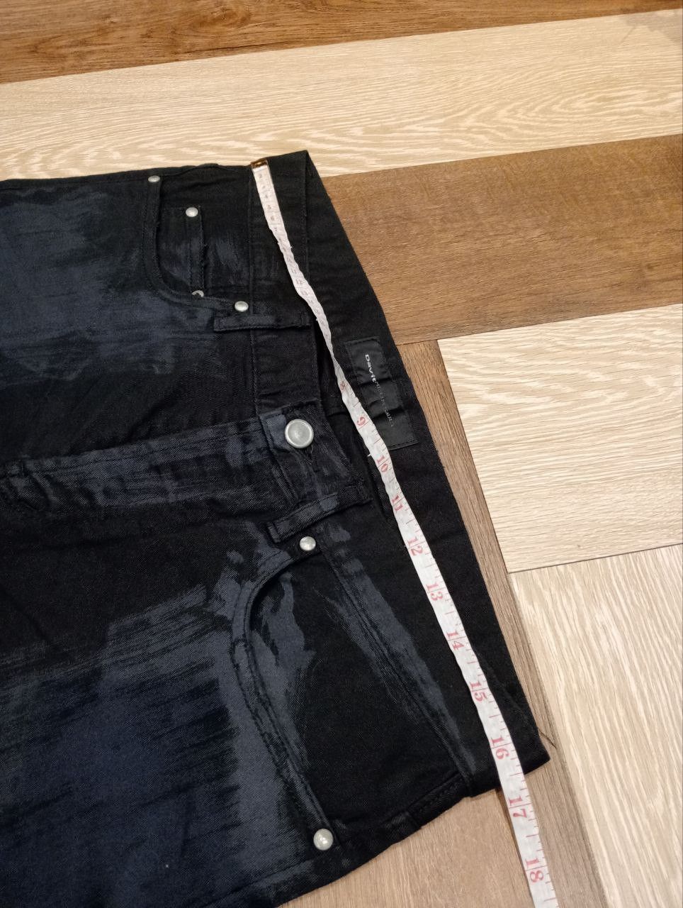 Davit Meursault Japan DAVIT MEURSAULT JAPAN BLACK STRETCH PANTS Size US 33 - 11 Thumbnail