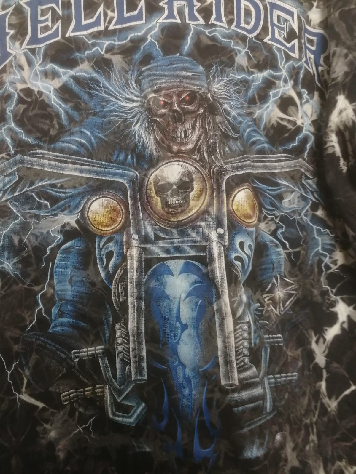 Band Tees Vintage hellrider Moto y2k tee vintage skull rare Size US L / EU 52-54 / 3 - 6 Thumbnail