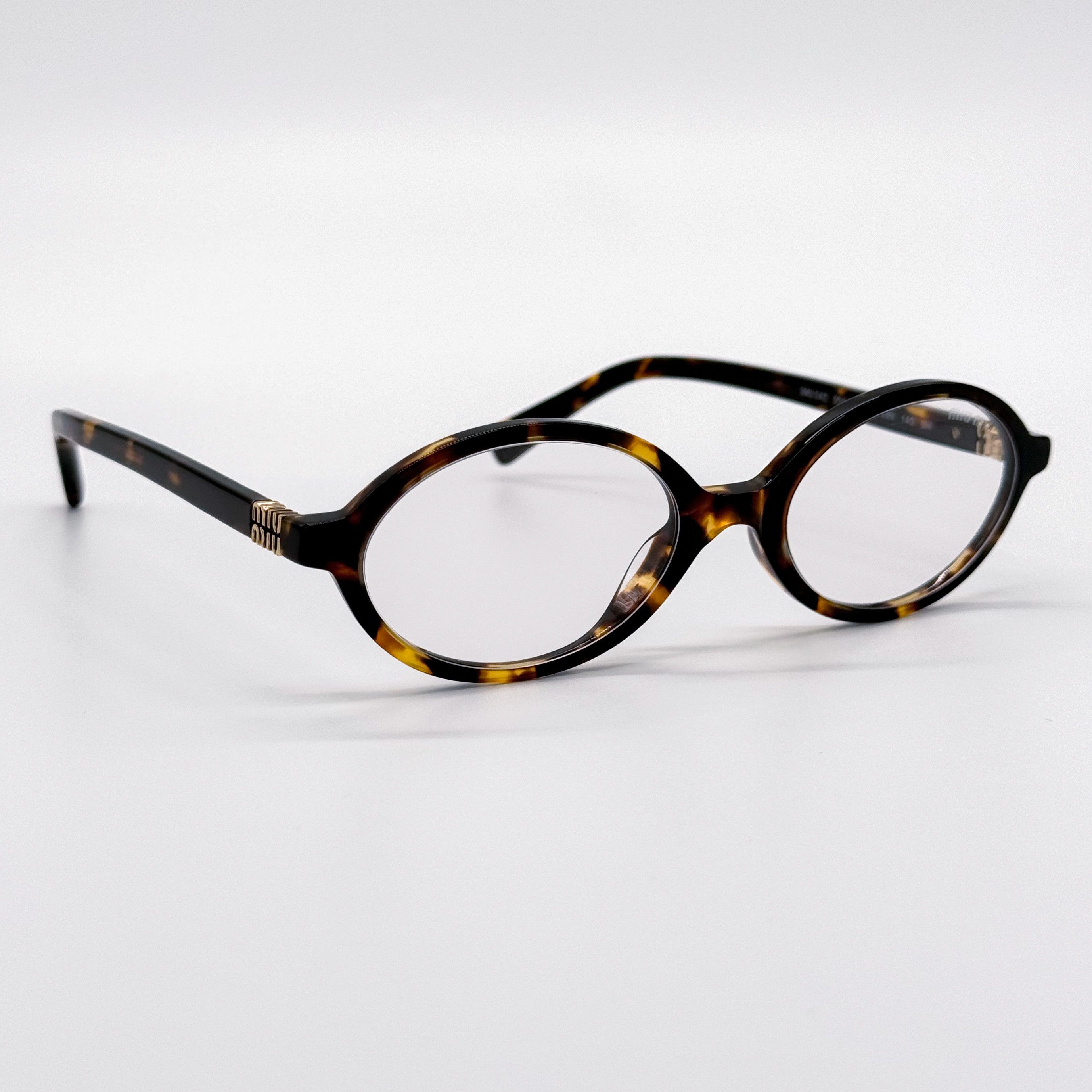 Miu Miu NEW MU04ZS VAU08N WOMEN ROUND EYEGLASSES MIU MIU MU04ZSF Size ONE SIZE - 6 Thumbnail
