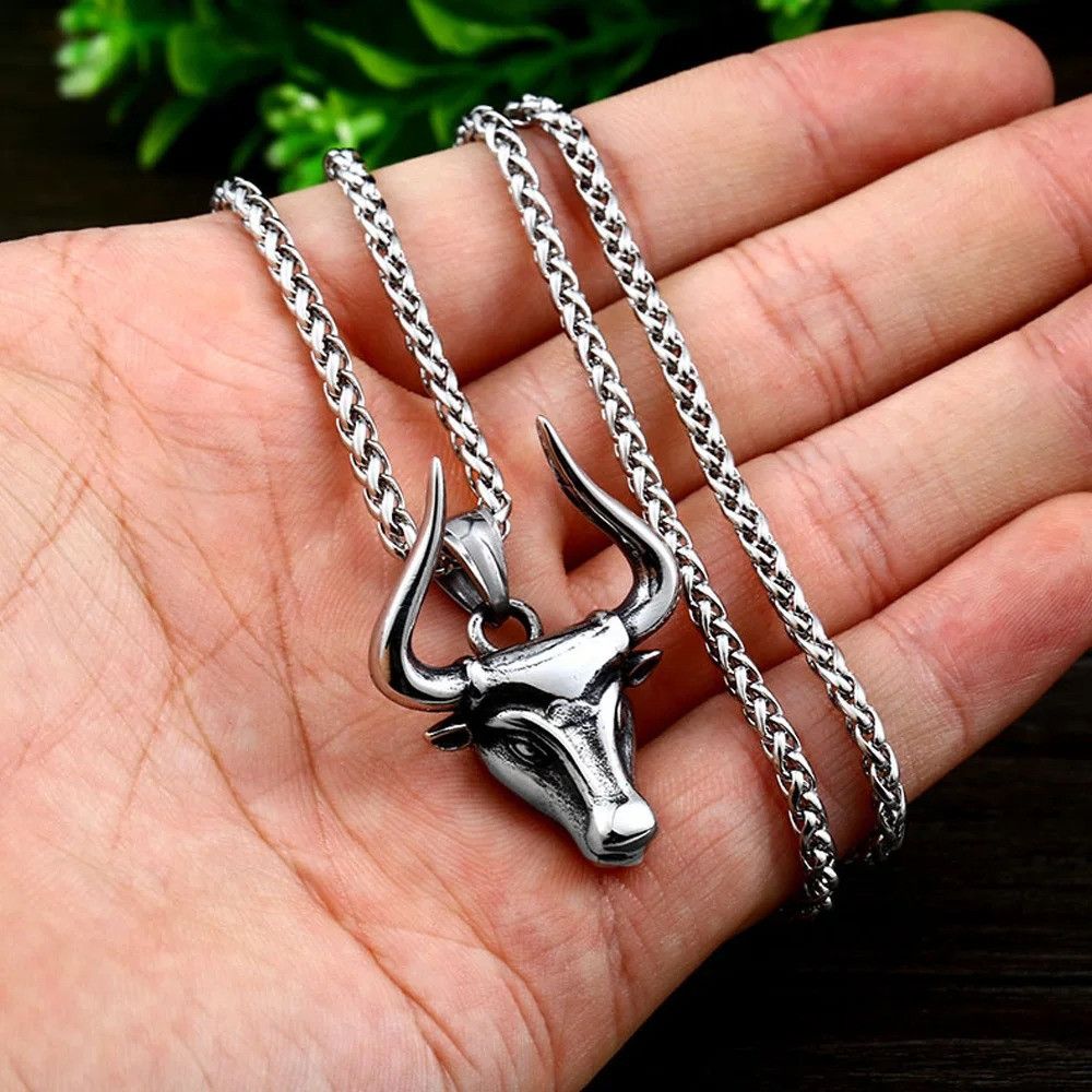 Other Bull Head Pendant Necklace Size ONE SIZE - 1 Thumbnail