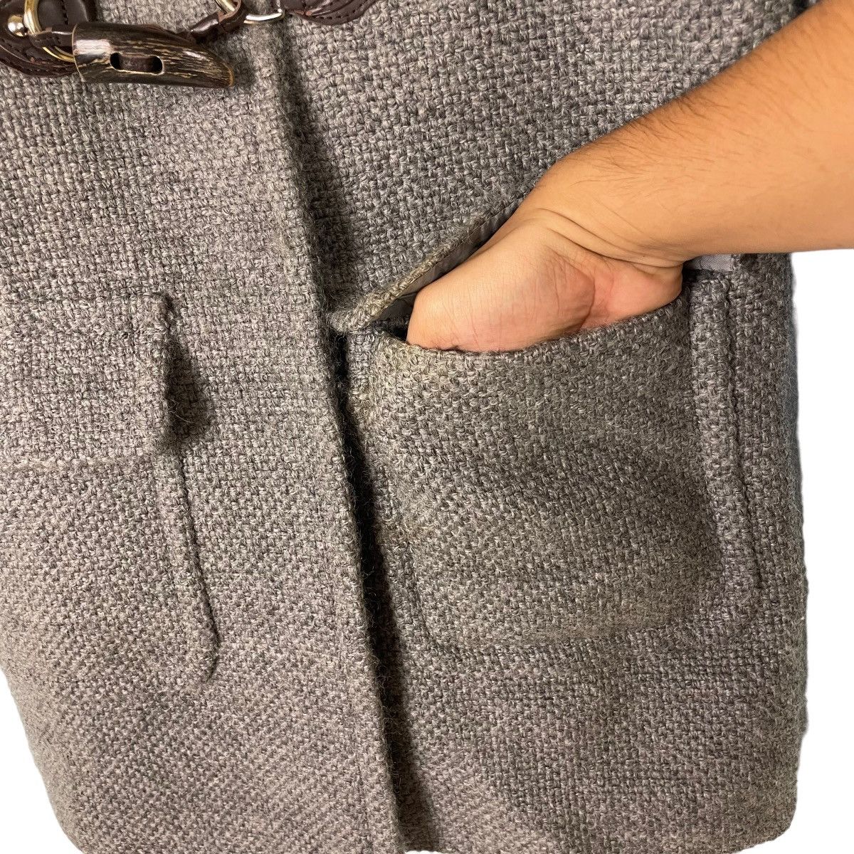 Yohji Yamamoto Ined By Yohji Yamamoto Wool Duffle Coat Size US S / EU 44-46 / 1 - 9 Thumbnail