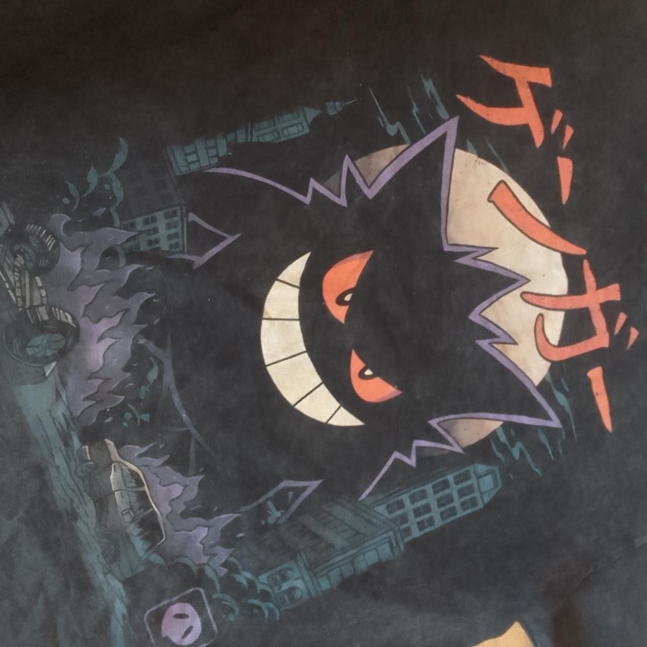 Pokemon Gengar Pokémon Graphic Washed Cotton Shirt Size US L / EU 52-54 / 3 - 4 Thumbnail
