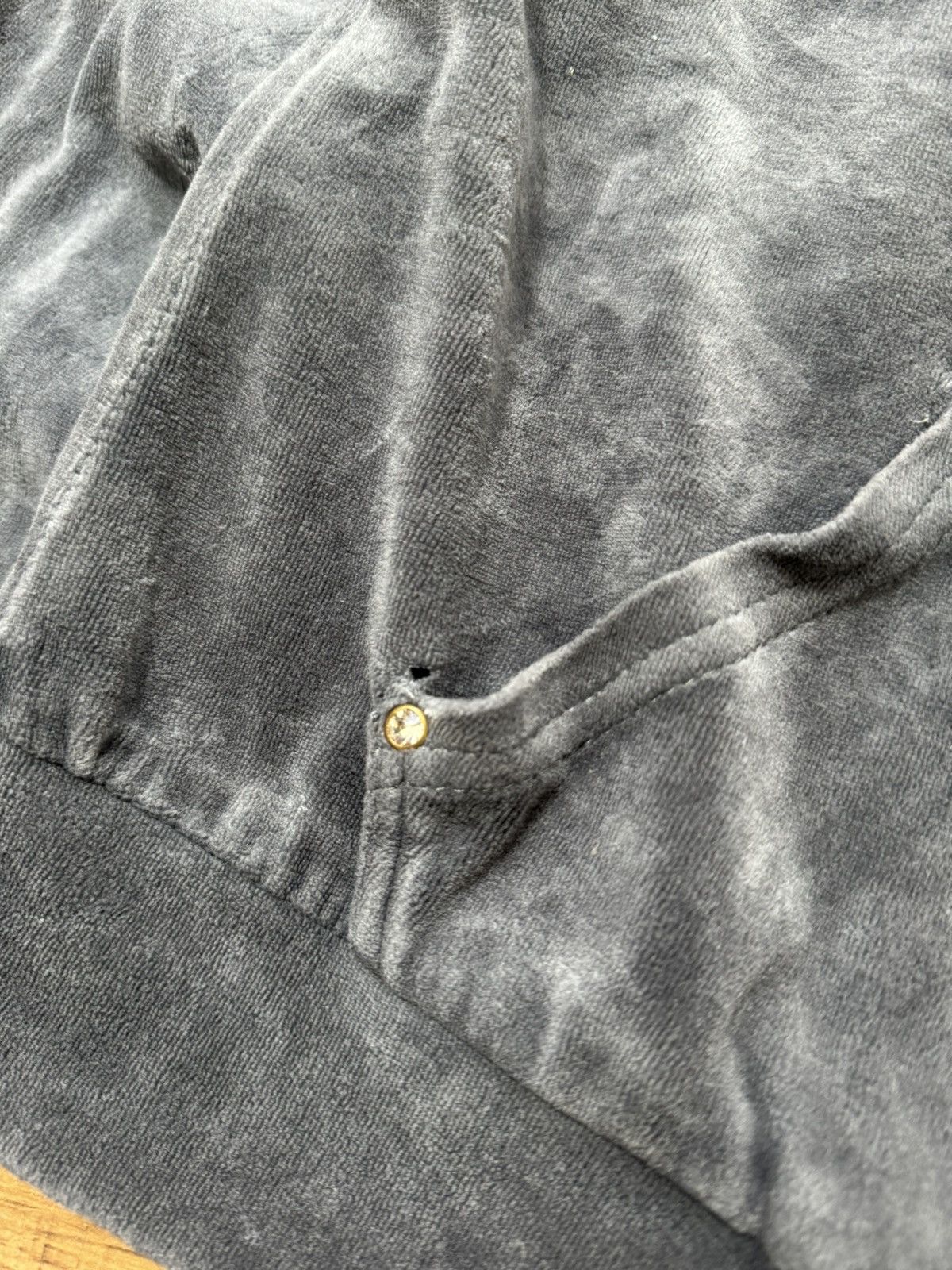 Roberto Cavalli VINTAGE ROBERTO CAVALLI VELOUR ZIP HOODIE Size M / US 6-8 / IT 42-44 - 6 Thumbnail
