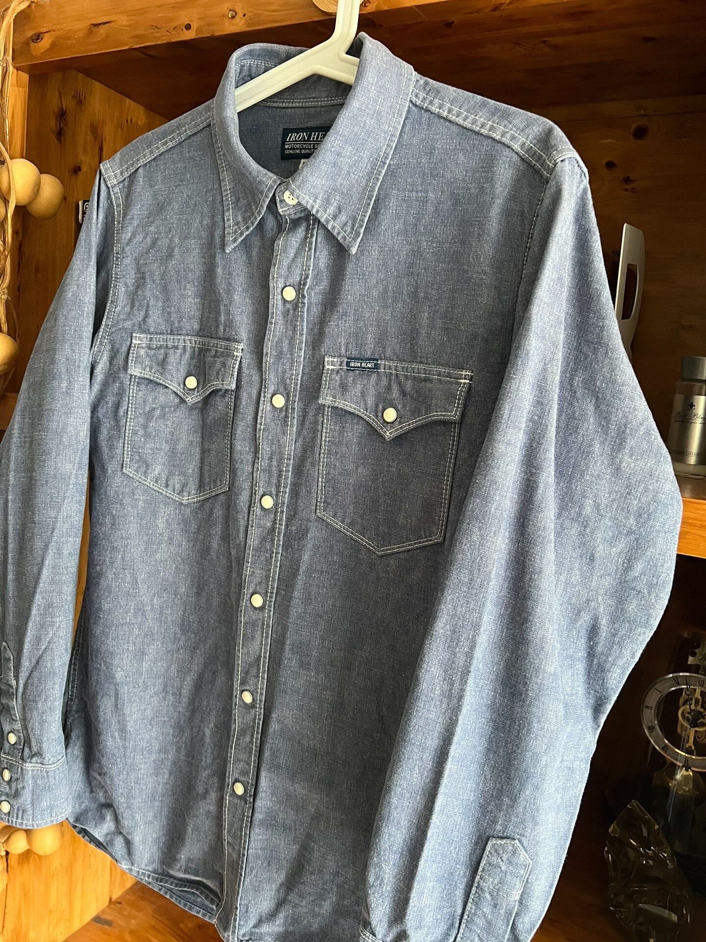 Iron Heart Iron Heart Indigo Selvedge Denim Work Shirt Size US M / EU 48-50 / 2 - 4 Thumbnail