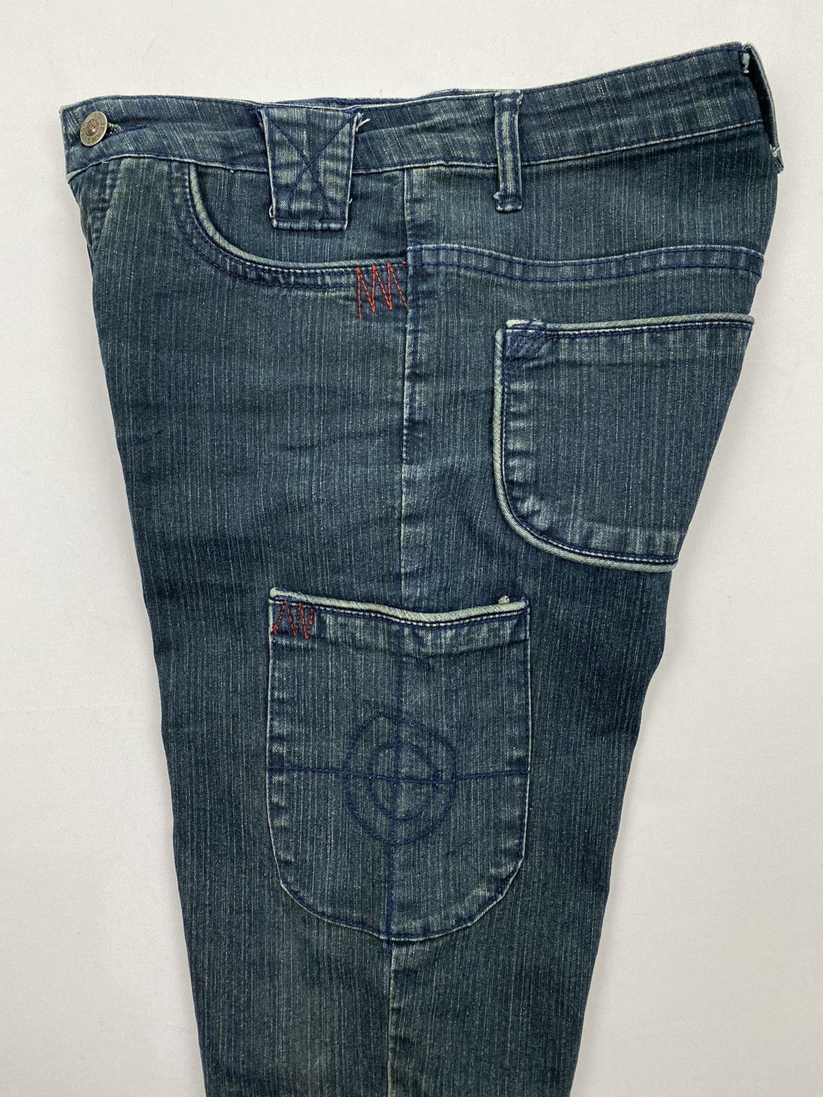 Japanese Brand T&T Flared Jeans Size US 26 / EU 42 - 9 Thumbnail
