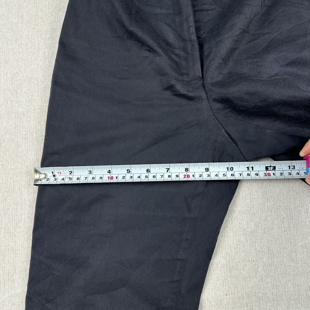 Dolce & Gabbana Dolce & Gabbana Flare Trousers Split Hem Black Size 26" / US 2 / IT 38 - 20 Thumbnail