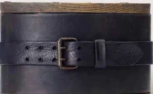 RRL Ralph Lauren RRL Classic Military Style Leather Belt Size ONE SIZE - 1 Thumbnail