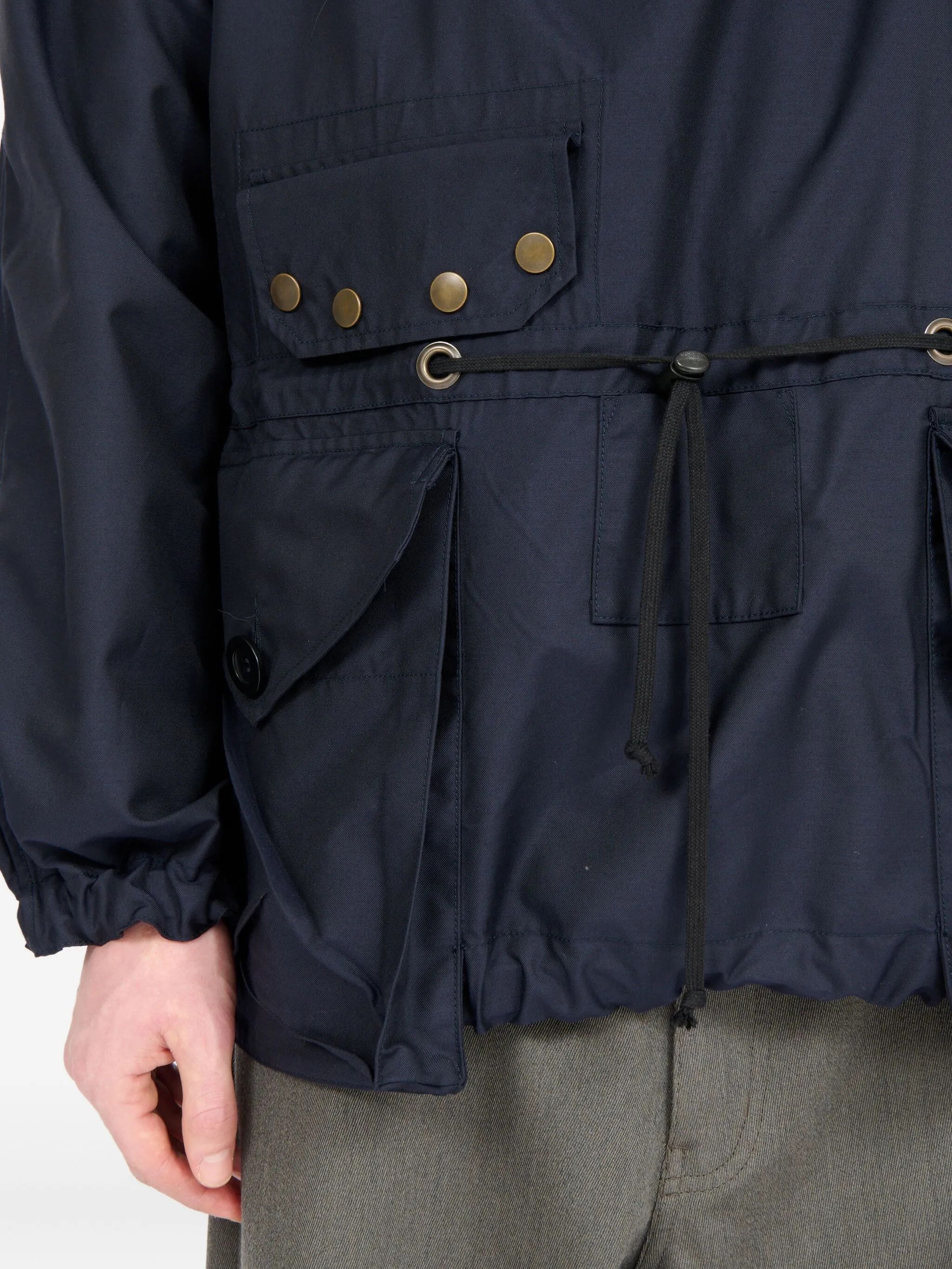Maison Margiela o1w1db10526 Wind-proof Sports Jacket in Navy Blue Size US S / EU 44-46 / 1 - 6 Thumbnail