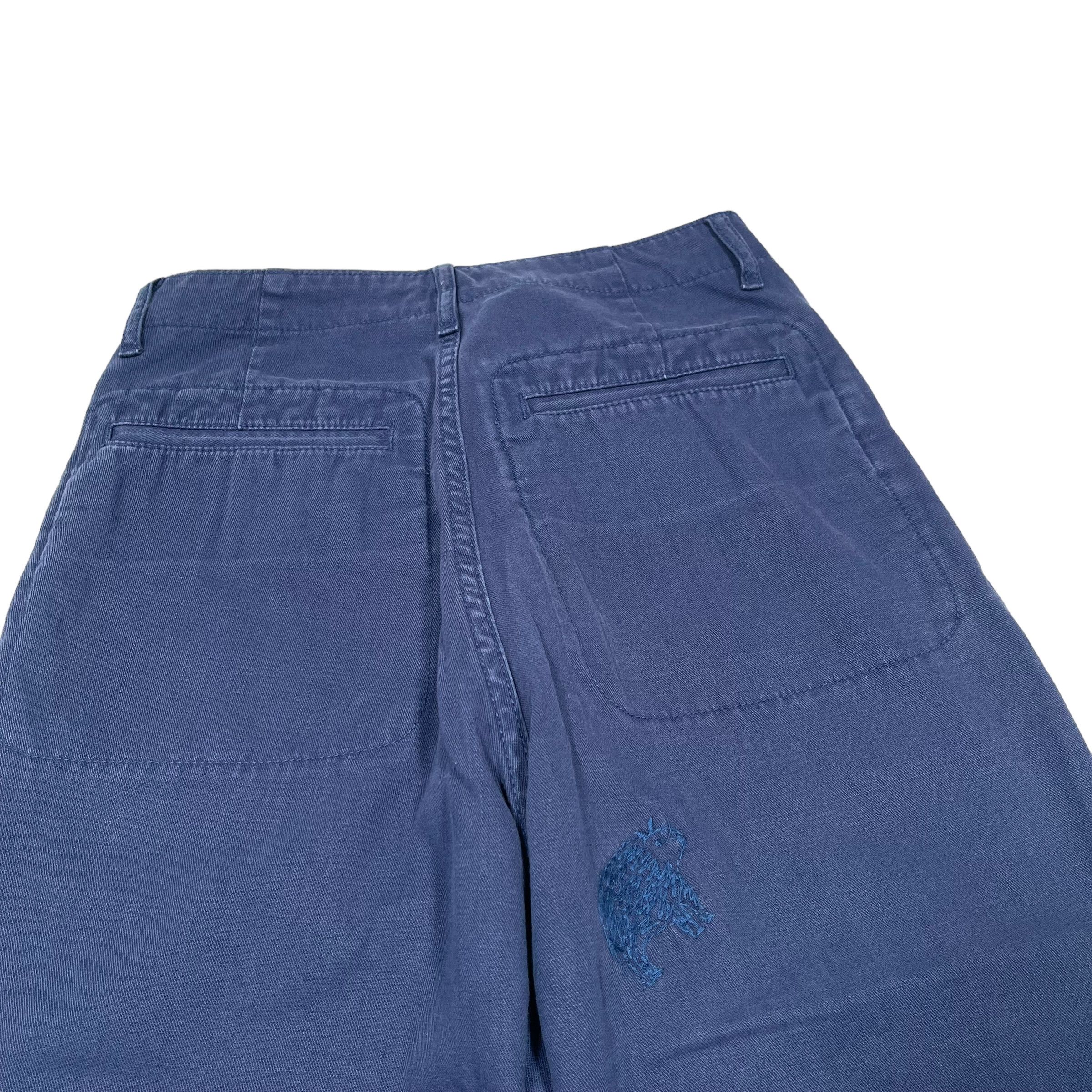 Issey Miyake × Ne-Net Ne Net Issey Miyake Sashiko Indigo Pants Size US 28 / EU 44 - 4 Thumbnail