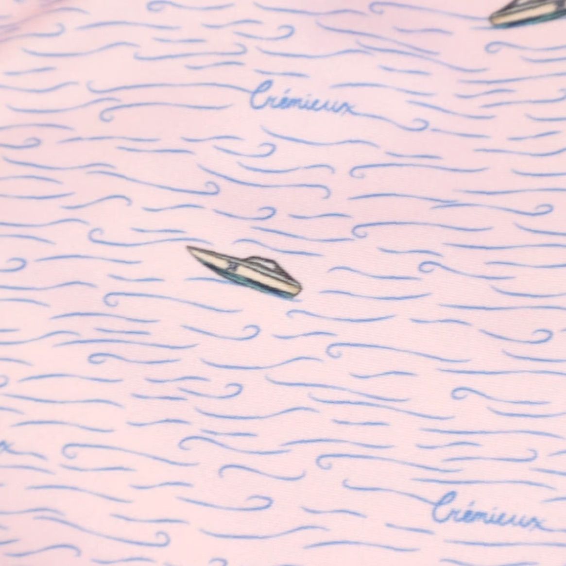 Cremieux Daniel Cremieux Performance Boat Wave Stretch Polo Shirt Pink Men's XL Shirt Men XL Pink Boat Wave Polo Shirt Daniel Cremieux Size US XL / EU 56 / 4 - 6 Thumbnail
