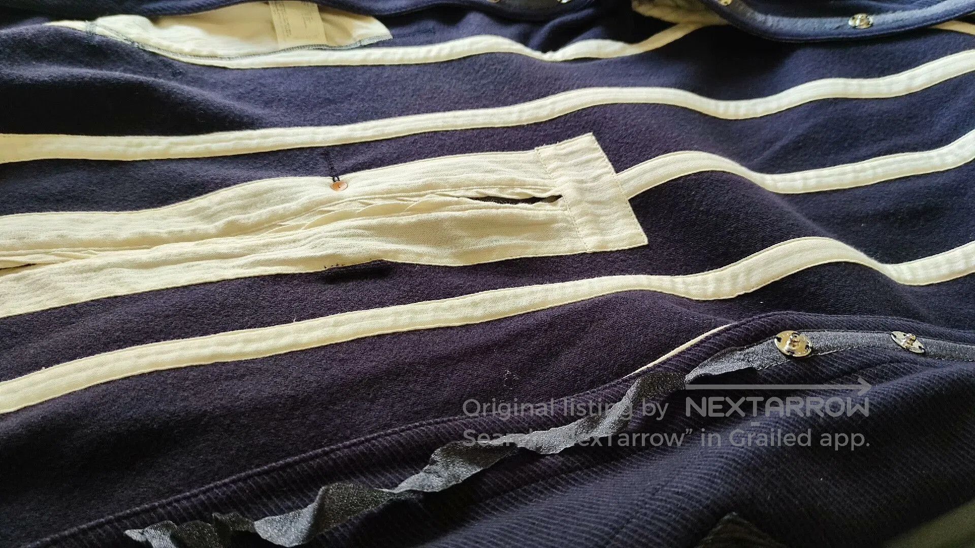 Takahiromiyashita The Soloist. The Soloist Deconstructed Wool Silk Coat. Size US S / EU 44-46 / 1 - 7 Thumbnail