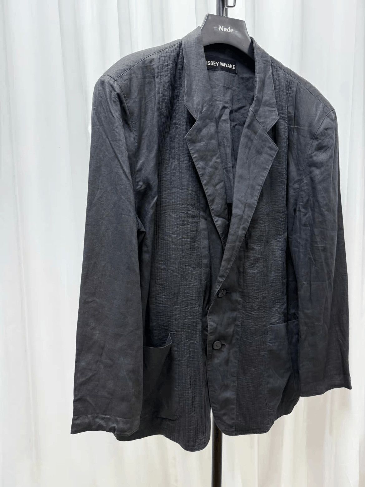 Issey Miyake Issey Miyake Vintage Issey Miyake Men Winkled Jacket-2506 Size US L / EU 52-54 / 3 - 2 Thumbnail