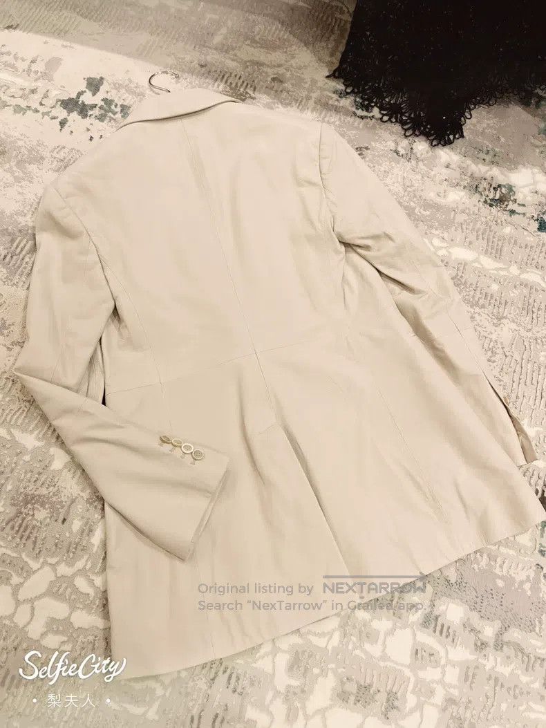 Brunello Cucinelli Brunello Cucinelli Leather blazer Size S / US 4 / IT 40 - 3 Thumbnail