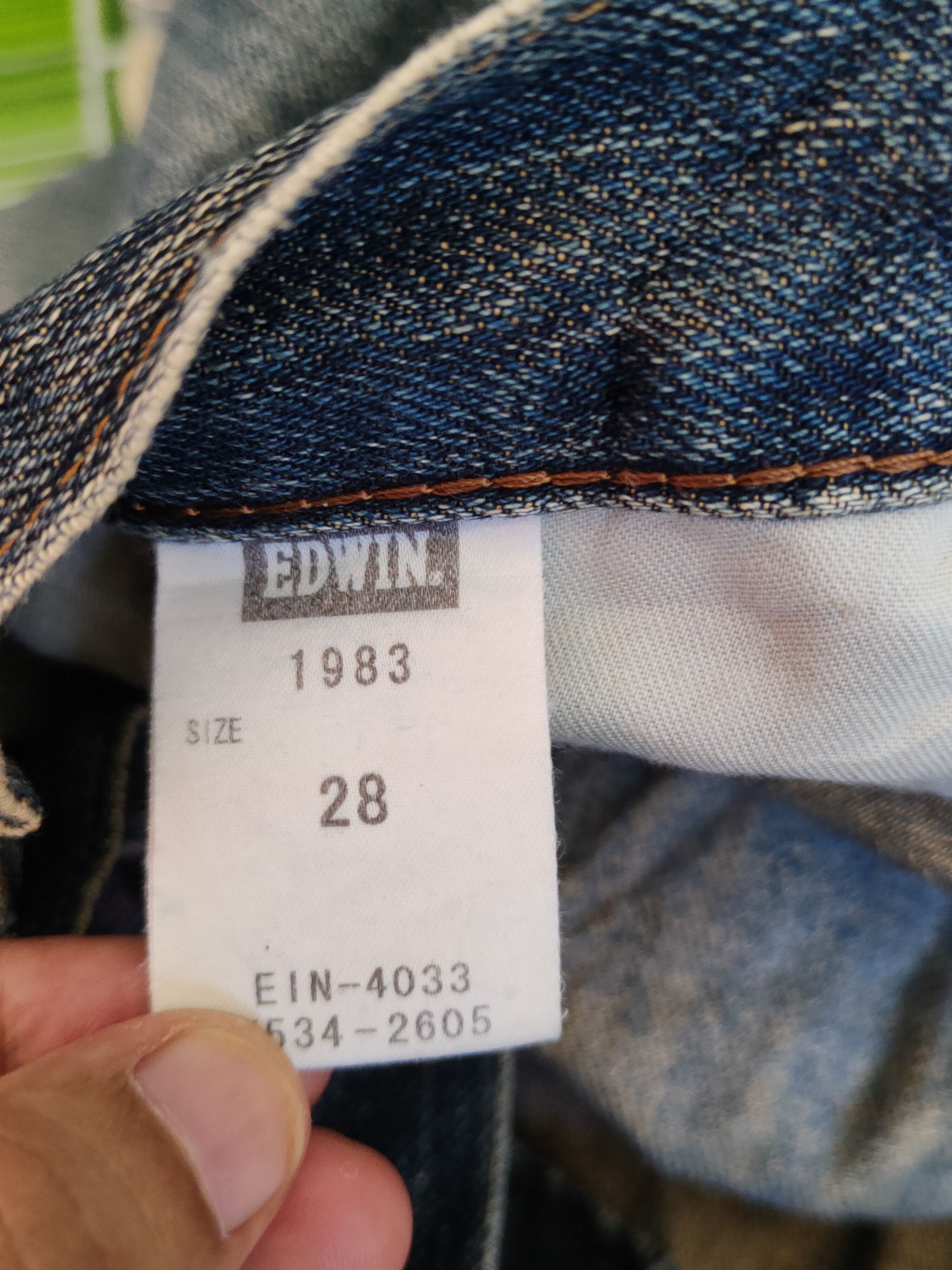 Edwin Edwin Dark Blue Faded Distressed Ripped Jeans #S1640 Size US 28 / EU 44 - 17 Thumbnail