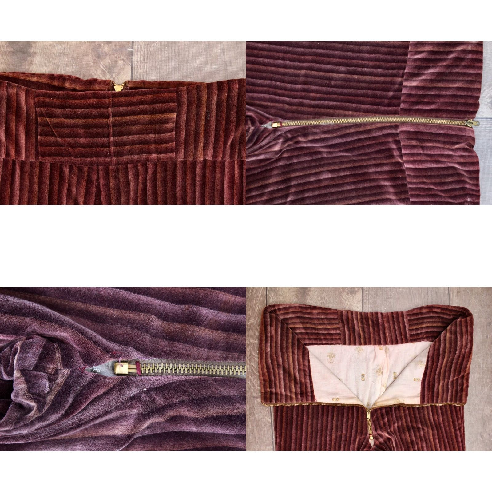 Vintage VINTAGE Mens VTG 60s 2 PC Psychedelic Rock Band Velvet Suit Sz L 1960s Outfit Set Purple Velvet Psychedelic 60s Suit Mens L Size 42R - 11 Thumbnail