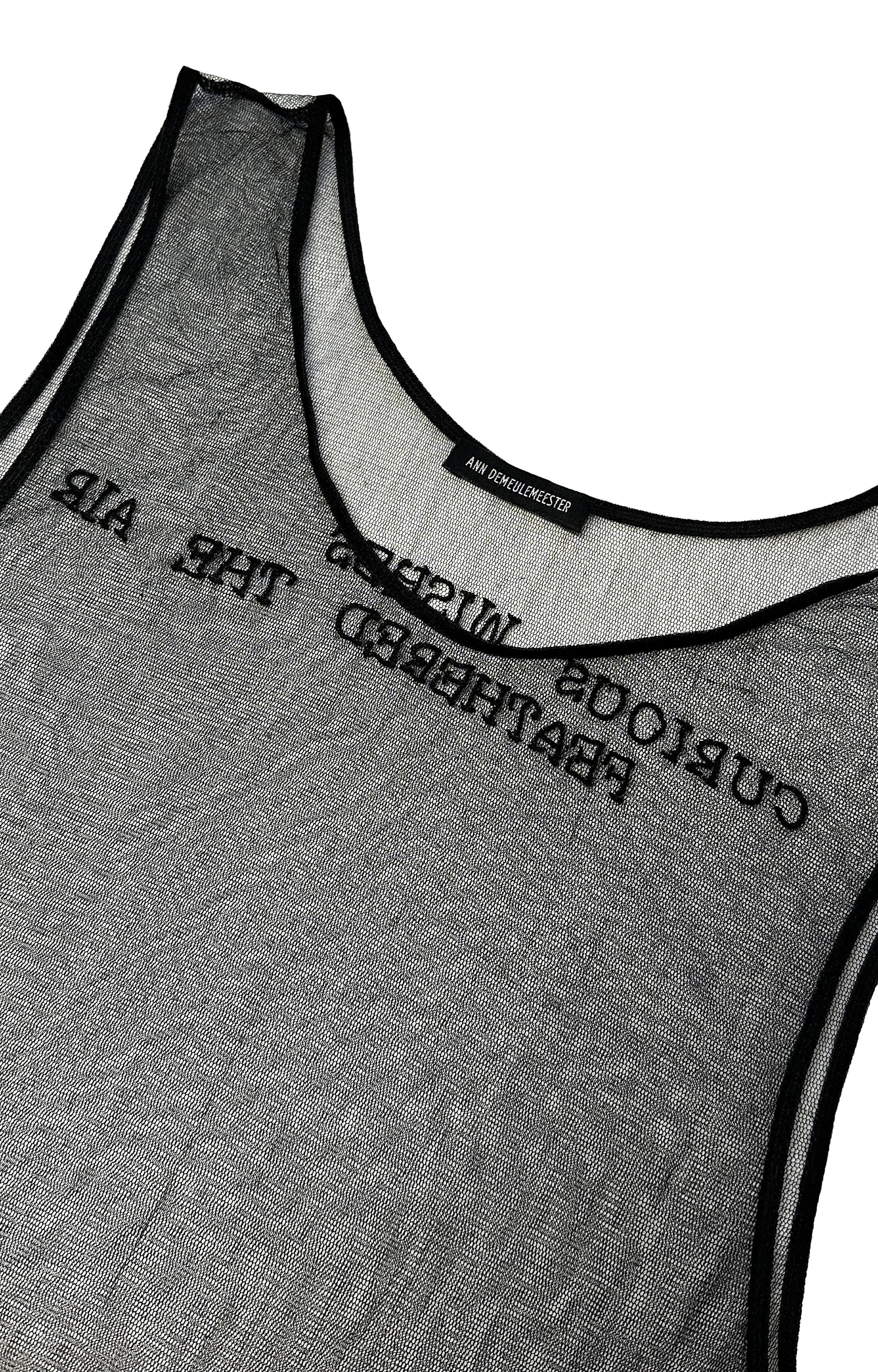 Ann Demeulemeester New — Patti Smith Beaded Silk Top Size US M / EU 48-50 / 2 - 5 Thumbnail