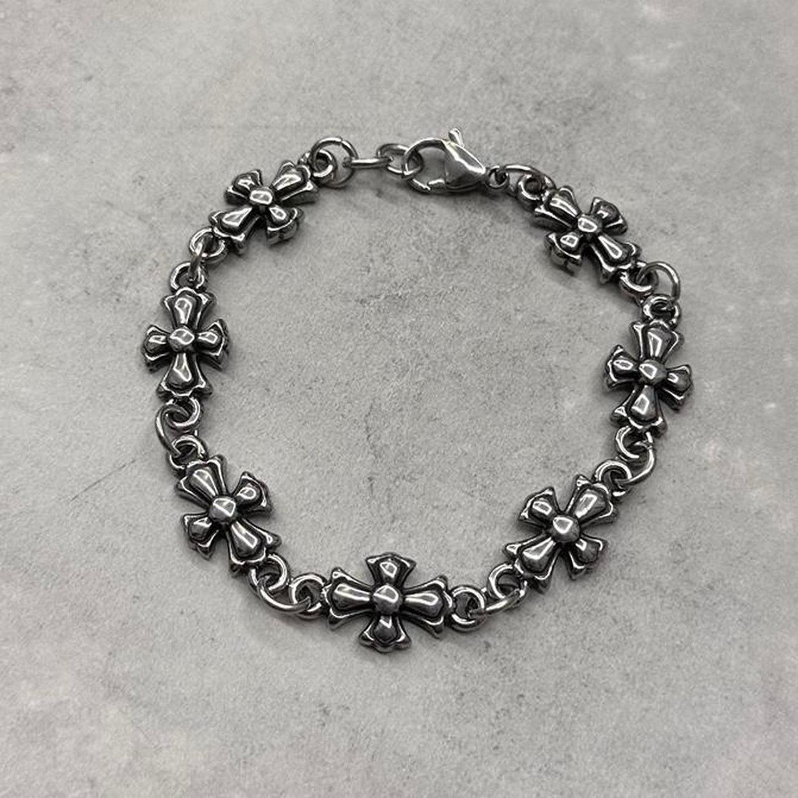 Other Vintage style chrome cross charm WMNS2 Size ONE SIZE - 1 Thumbnail