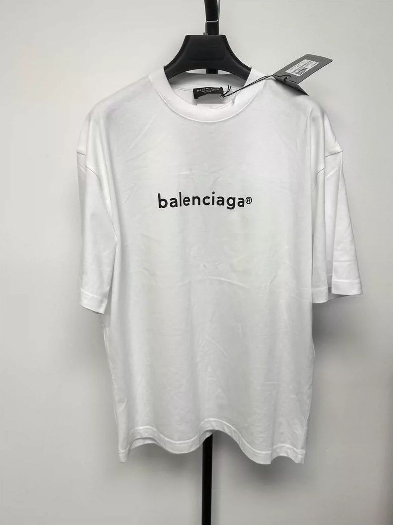 Balenciaga Balenciaga Logo Printed Comfortable Short Sleeve Tee Size US XS / EU 42 / 0 - 1 Thumbnail