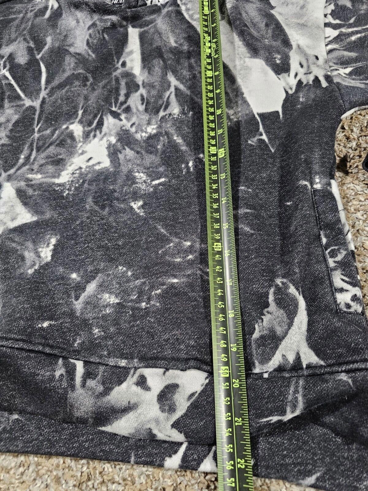 Designer Hudson Kids M Hoodie Black White Tie Dye Pullover Size US XXS / EU 40 - 4 Thumbnail