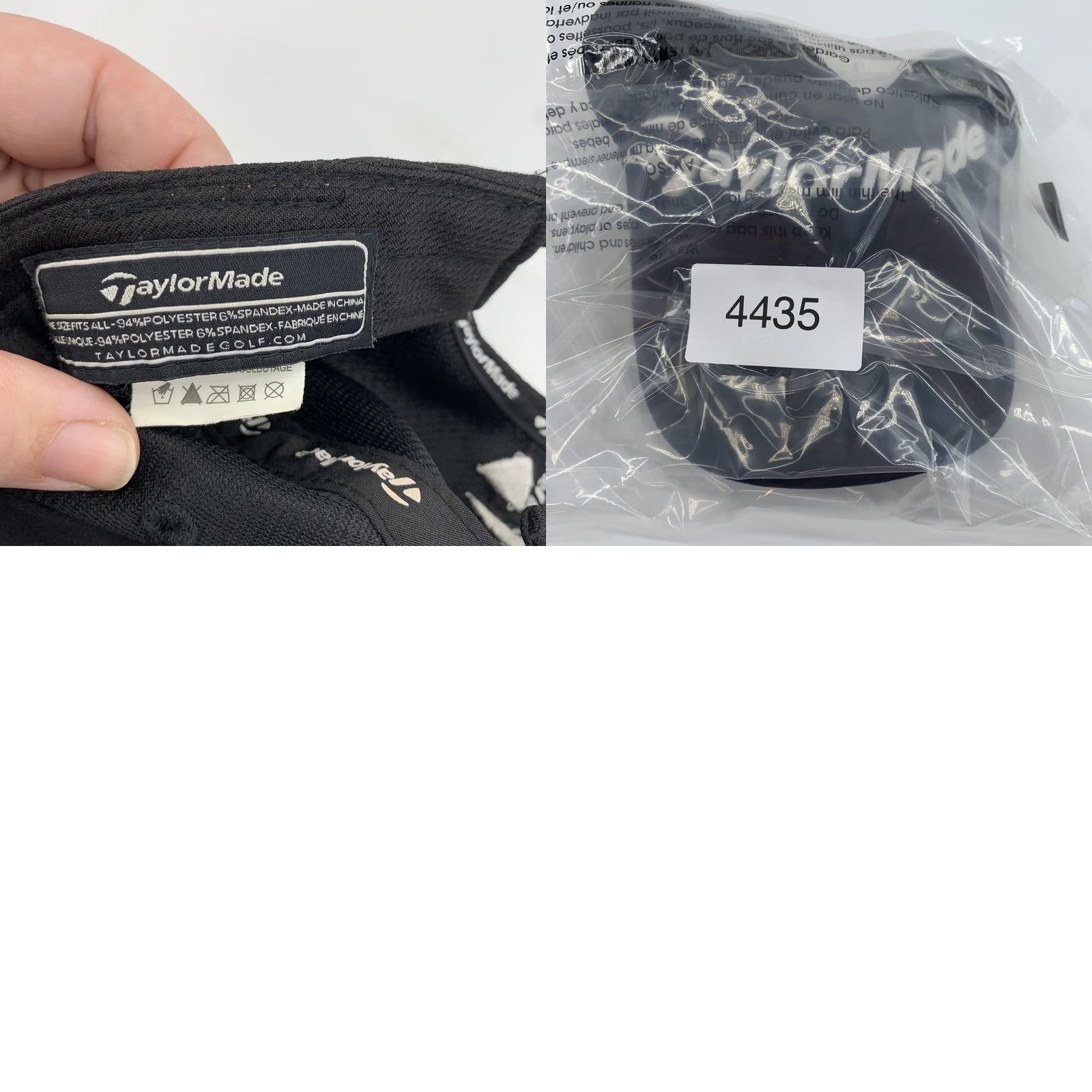 TaylorMade TaylorMade Hat Cap Strap Back Mens Black Golf R11 Burner Logo One Size UV 25+ Size ONE SIZE - 8 Thumbnail