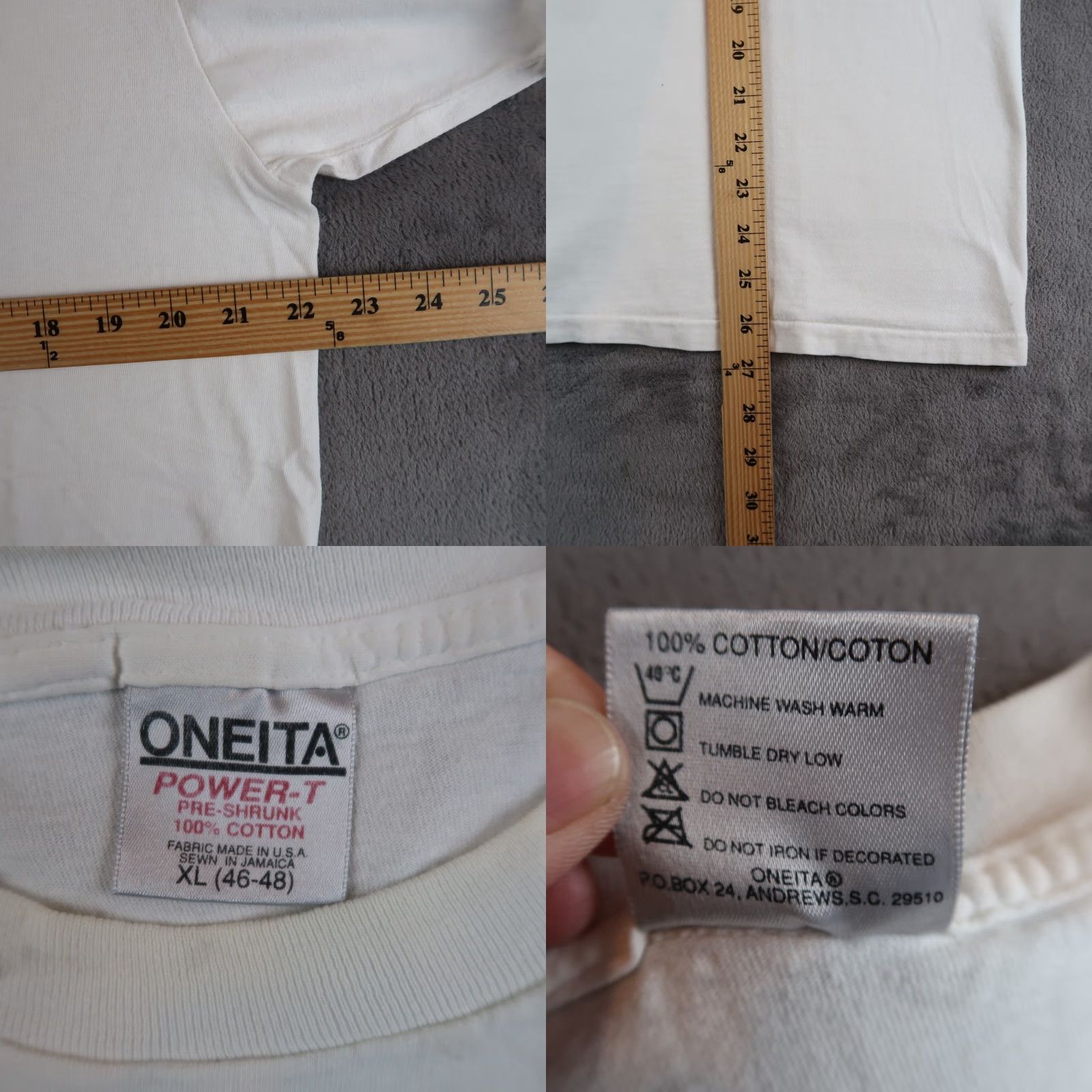 Vintage VINTAGE 90s Oneita Shatters The Myth T Shirt Networking Mens Size XL White USA Nike? Size US XL / EU 56 / 4 - 8 Thumbnail
