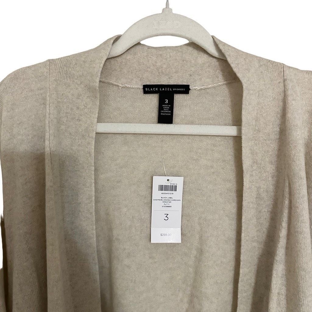 Chicos NWT Chicos Cashmere Cardigan Size S / US 4 / IT 40 - 5 Thumbnail