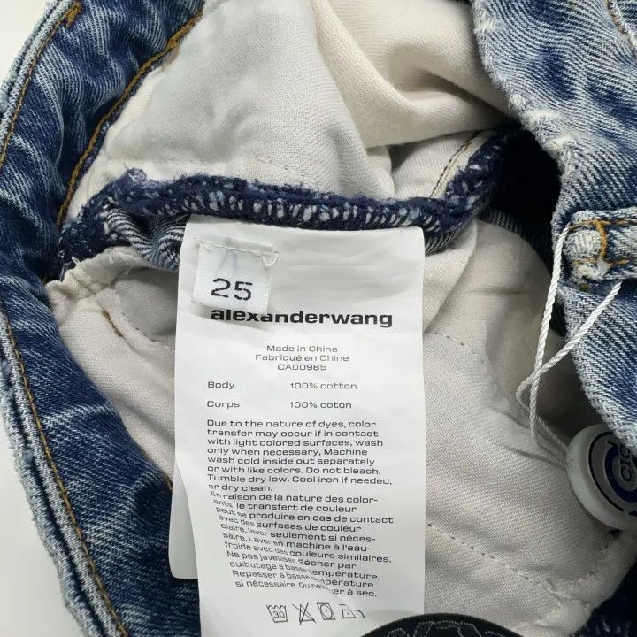 Alexander Wang Alexander Wang Zipper High-Waist Denim Skirt - Size 25" / US 0 / IT 36 - 4 Thumbnail