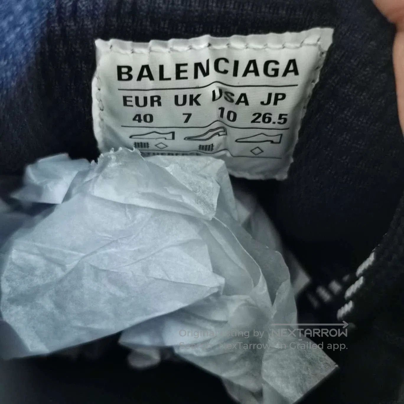 Balenciaga balenciaga low-top dad sneakers in black and white. Size US 7.5 / EU 40-41 - 5 Thumbnail