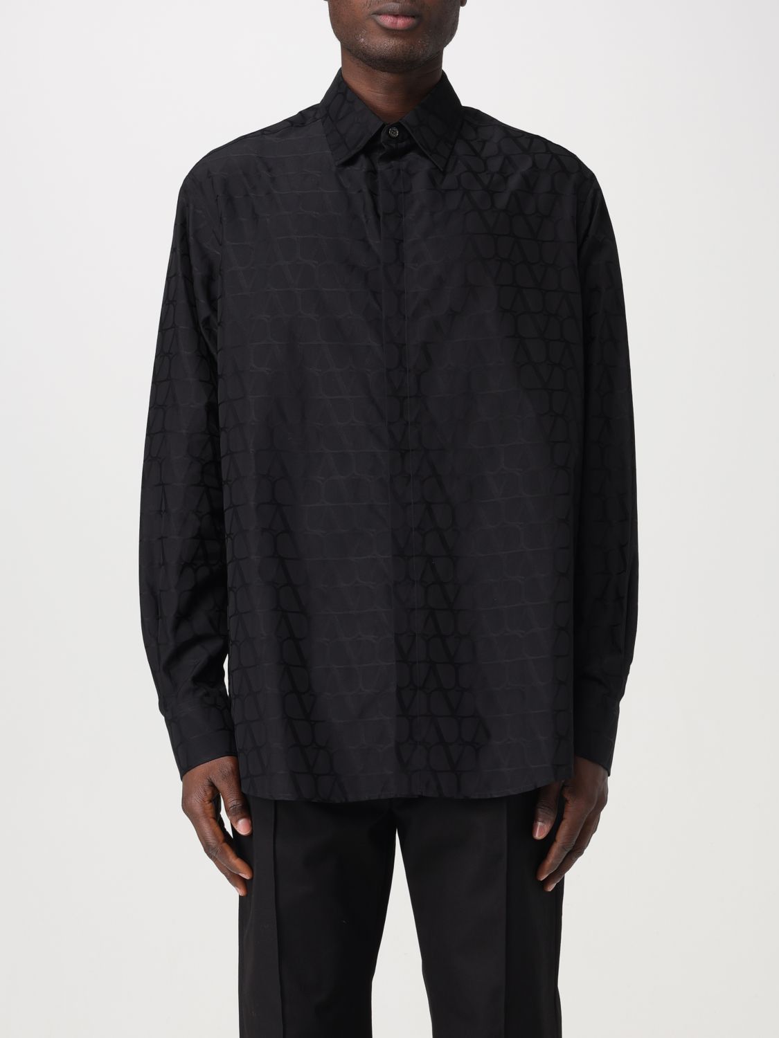 Image of Valentino Shirt Men Black (Size XL)