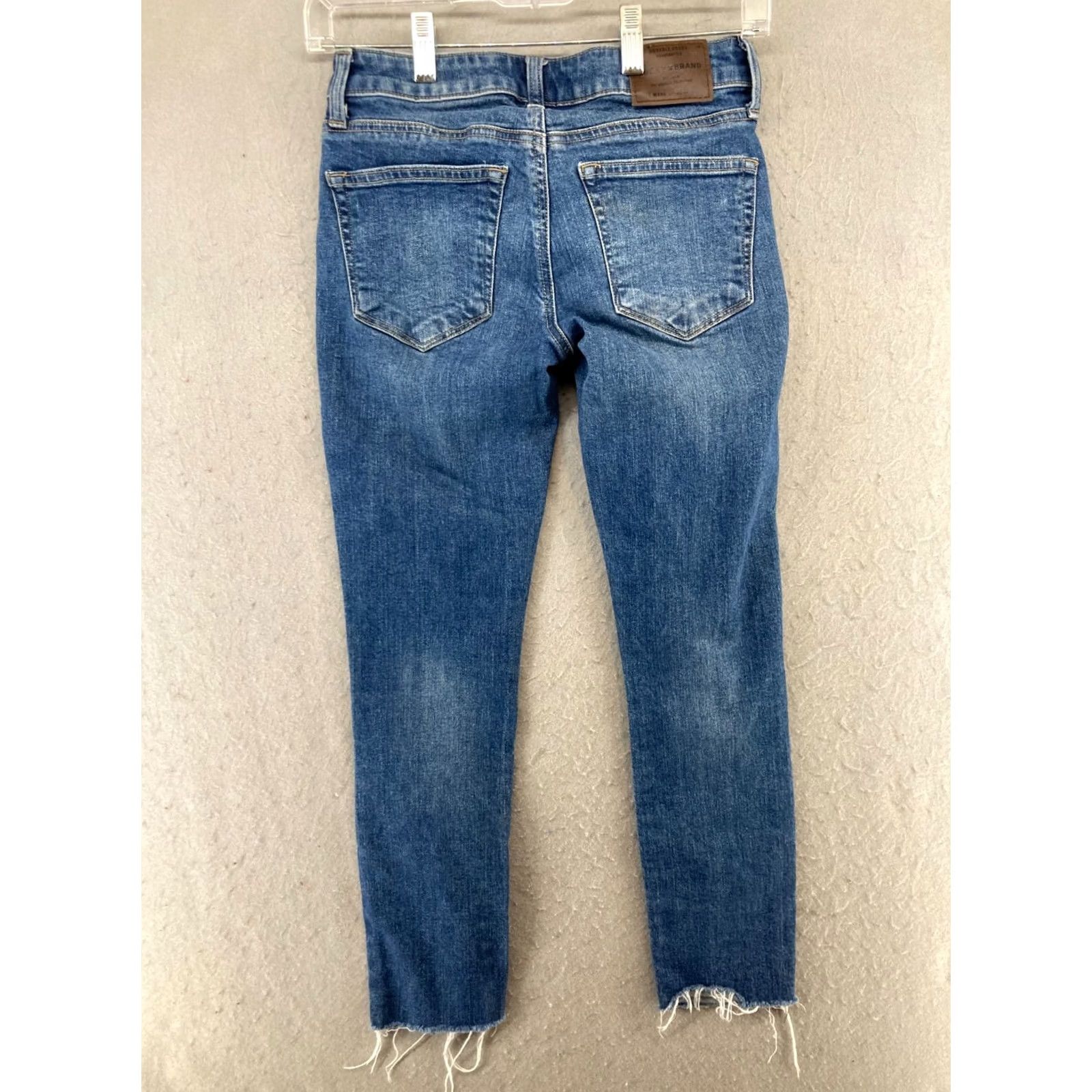 Lucky Brand Lucky Brand Lolita Skinny Jeans 00 24 Blue Crop Raw Hem Denim Woman Slim 5-Pocket Modern Bohemian Size 24" / US 00 / IT 34 - 7 Thumbnail