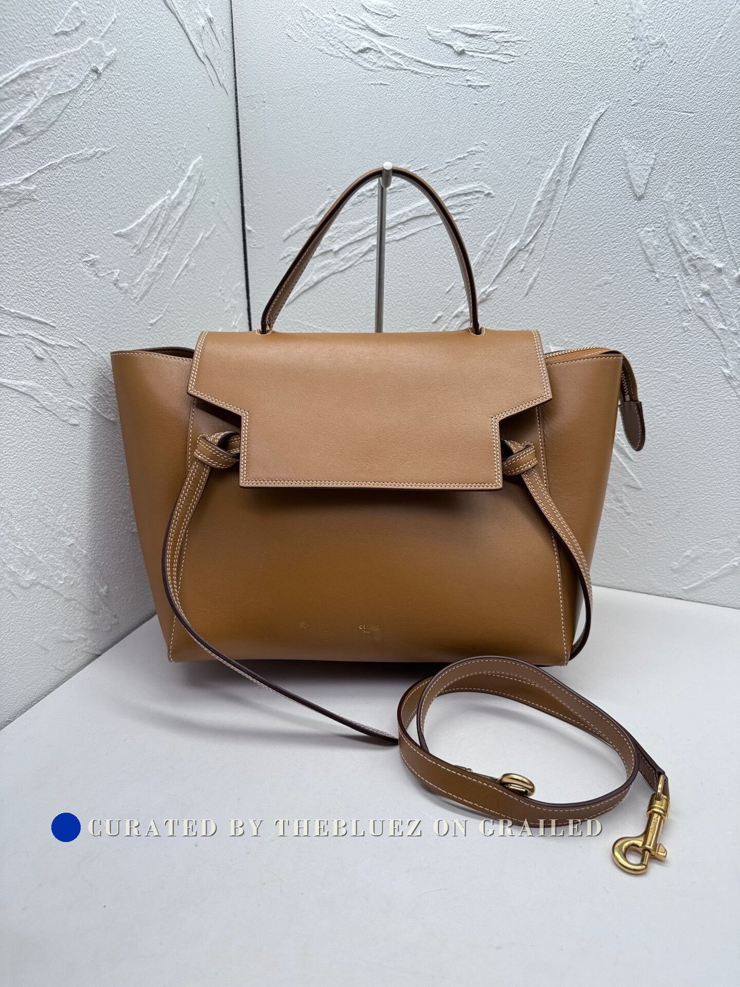 Celine Celine Belt Mini Brown Gold Buckle Bag Size ONE SIZE - 1 Thumbnail