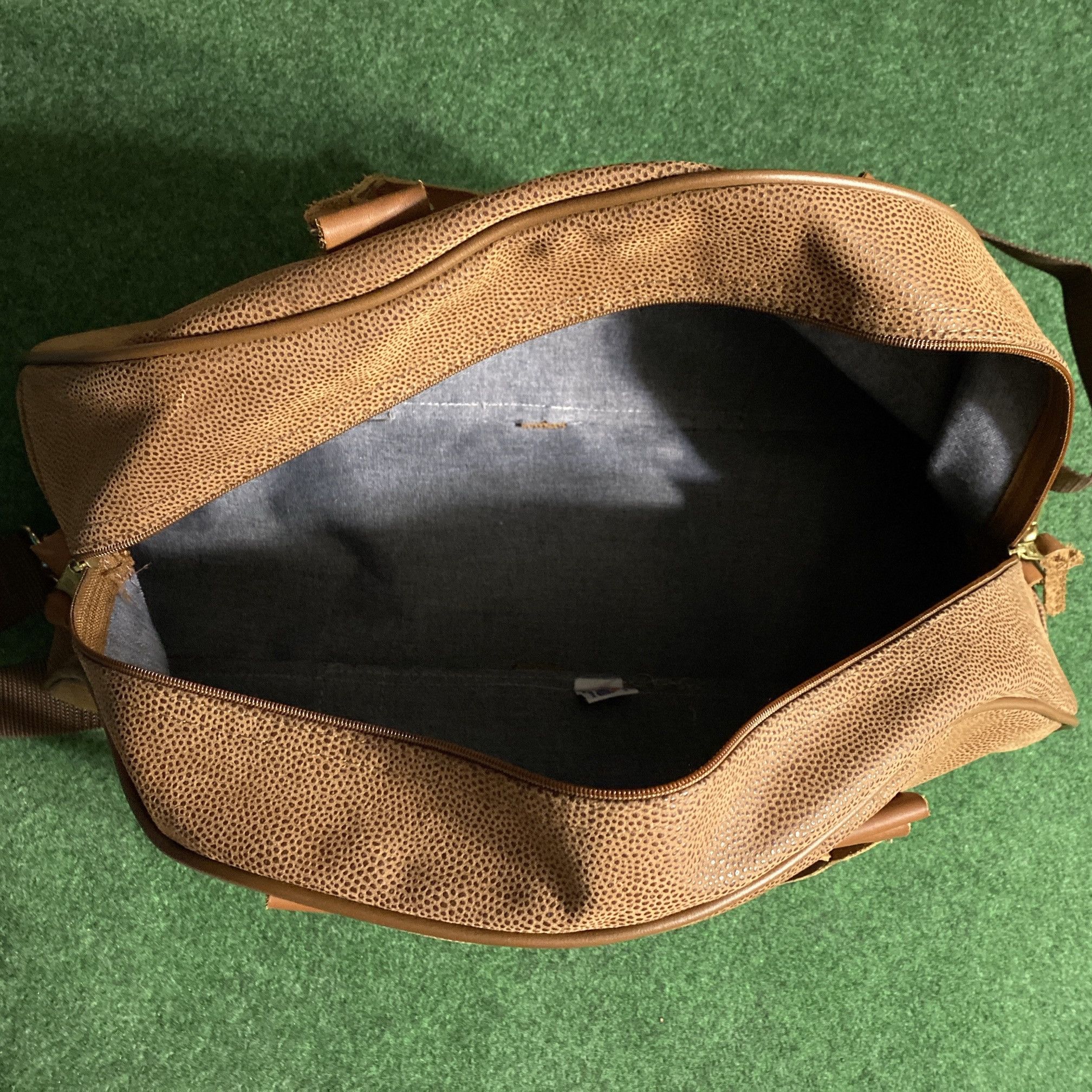 Other Cross Canvas Company Applebee’s Football Leather Duffle Bag Size ONE SIZE - 4 Thumbnail