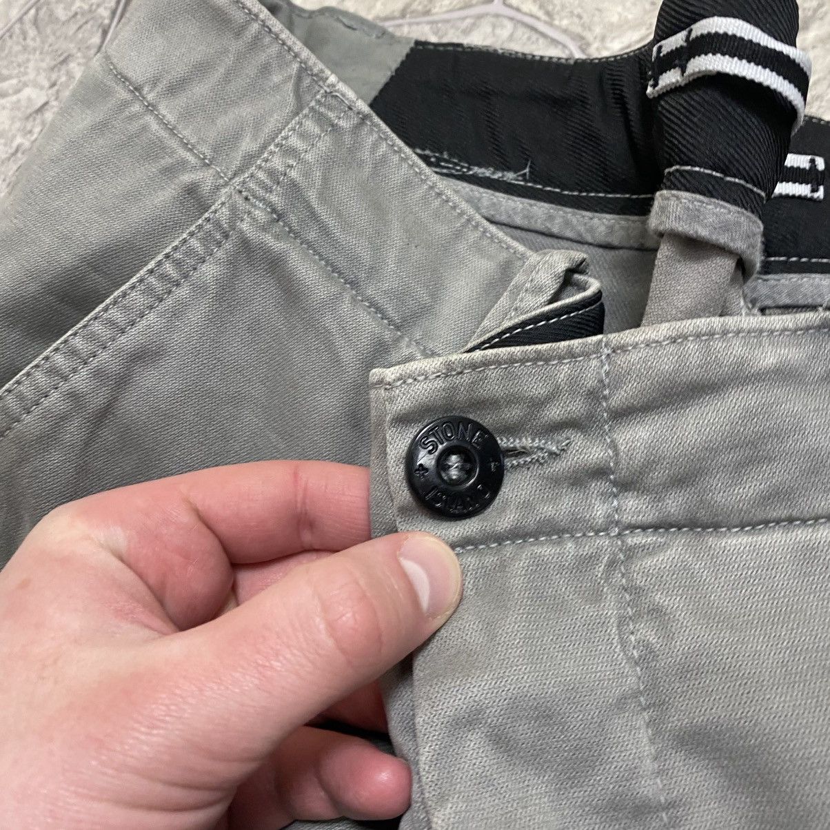 Stone Island Vintage Stone Island Cargo Pants Size US 33 - 10 Thumbnail