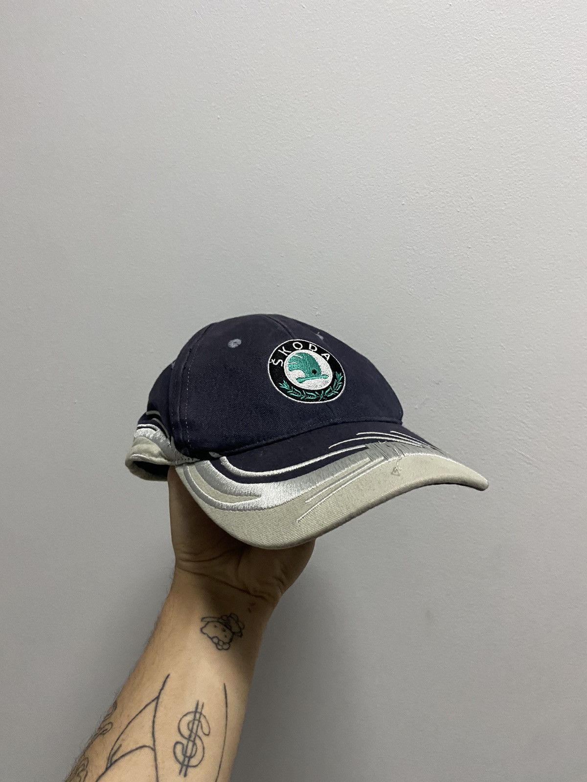 Vintage Skoda Cap Vintage Center Logo Skate racing Size ONE SIZE - 1 Thumbnail
