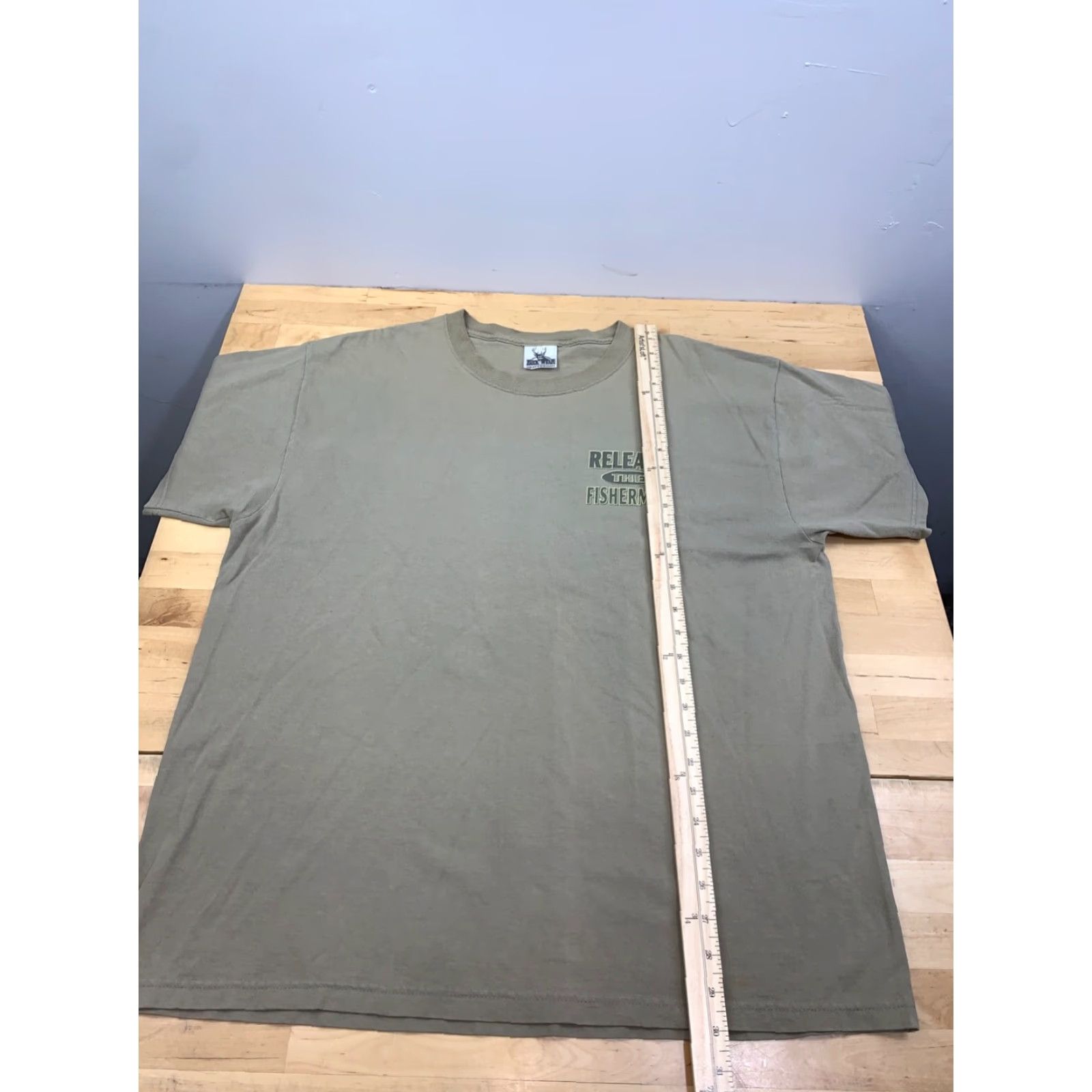 Vintage VINTAGE Buck Wear Shirt Mens XL Green Outdoor 11167 Buck Wear Graphic Print Crew Neck Short Sleeve T-Shirt Size US XL / EU 56 / 4 - 5 Thumbnail