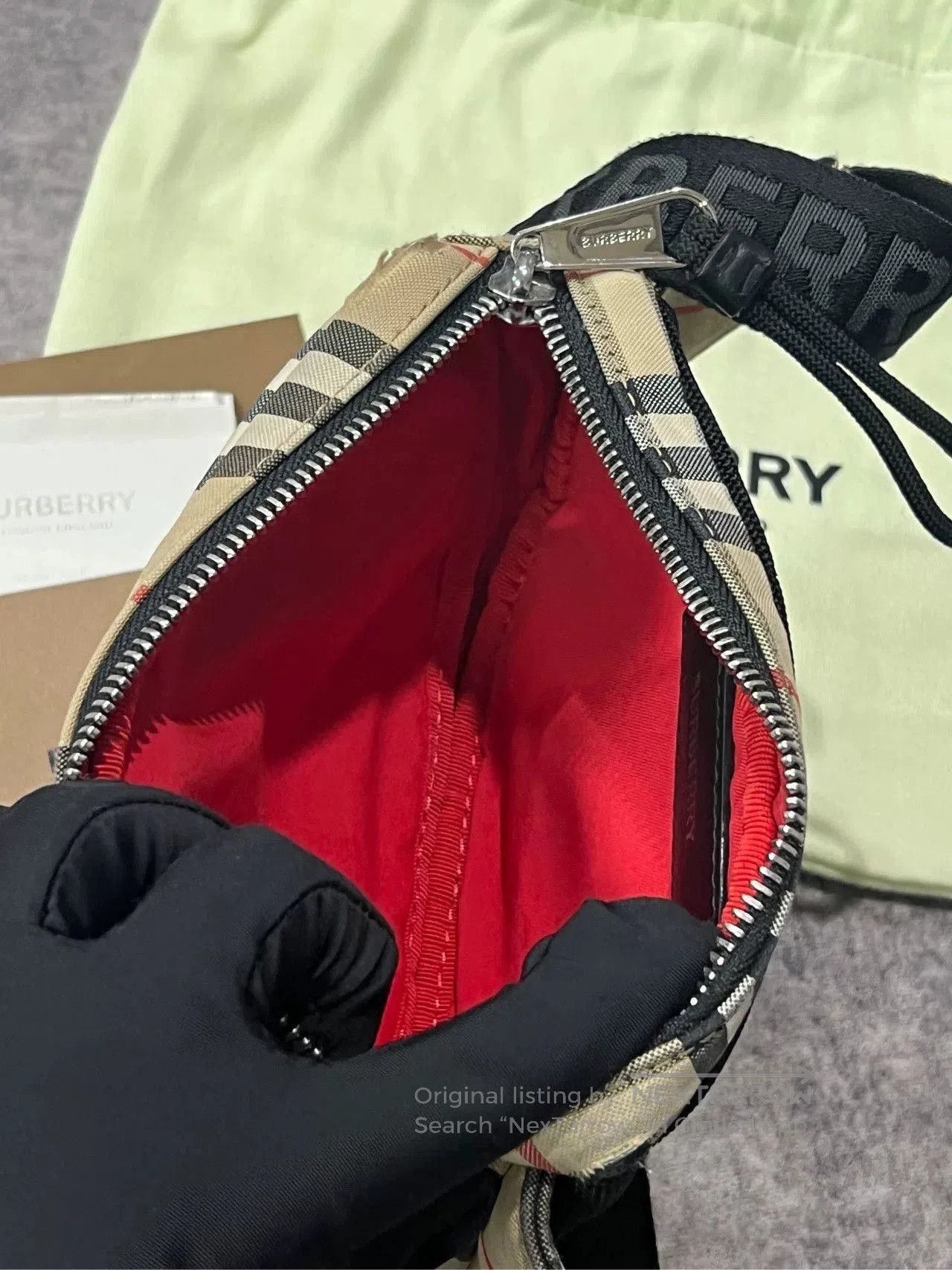 Burberry Burberry Check Fanny Pack. Size ONE SIZE - 7 Thumbnail