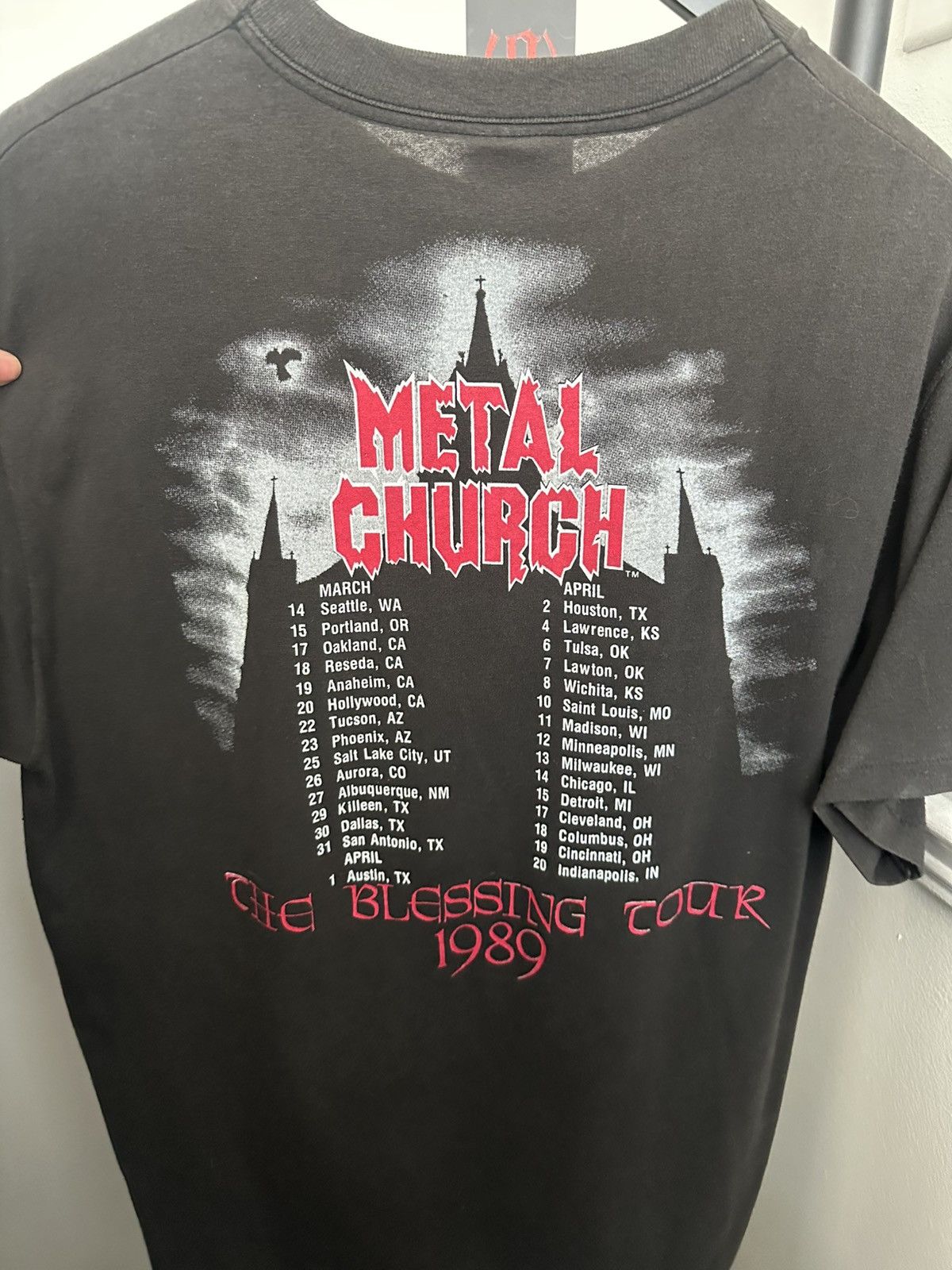 Vintage Vintage 1989 The Blessing Tour Size US L / EU 52-54 / 3 - 2 Thumbnail