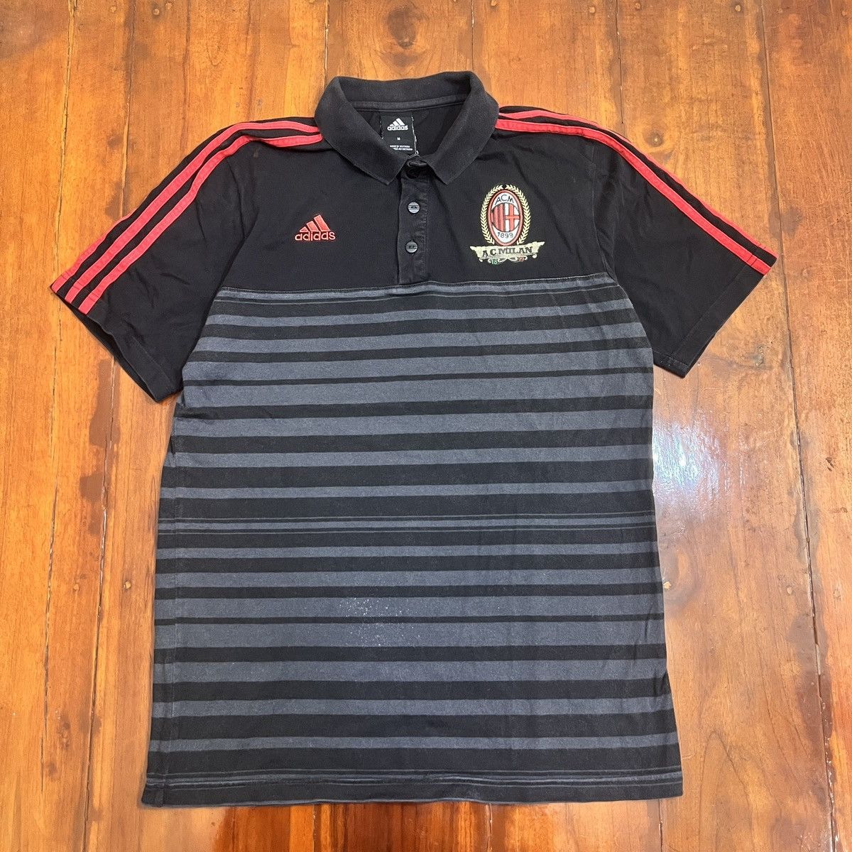 Adidas Vintage Ac Milan Shirt 2010 Size US M / EU 48-50 / 2 - 1 Thumbnail