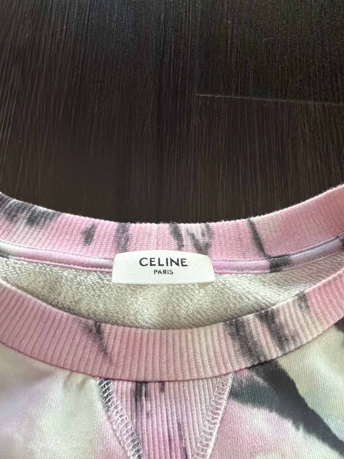 Celine Celine Tie Dye Spiral Multicolor Sweatshirt Size US L / EU 52-54 / 3 - 4 Thumbnail