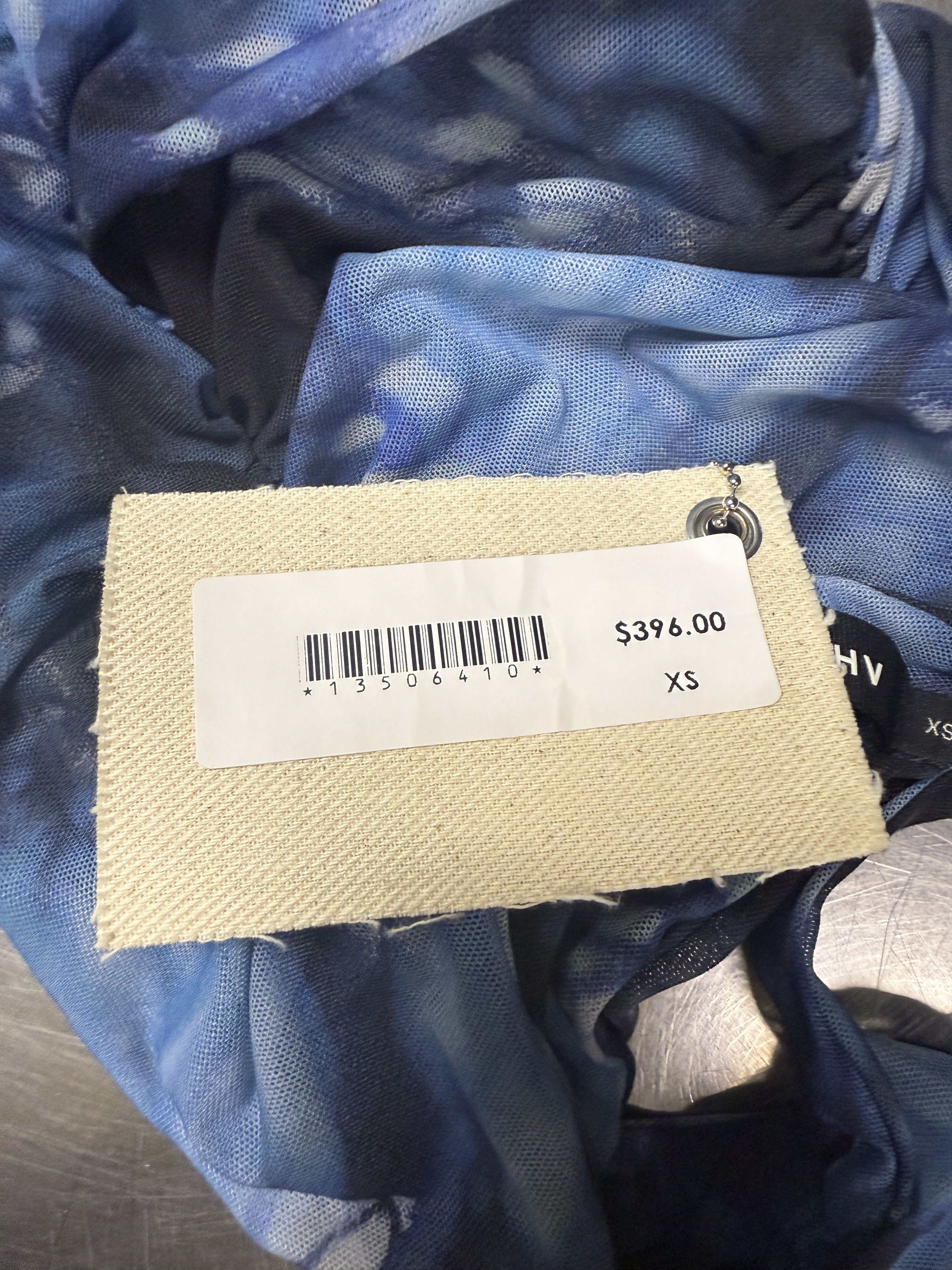 Misbhv $395 MISBHV Blue Butterfly Mini Dress Size XS / US 0-2 / IT 36-38 - 7 Thumbnail